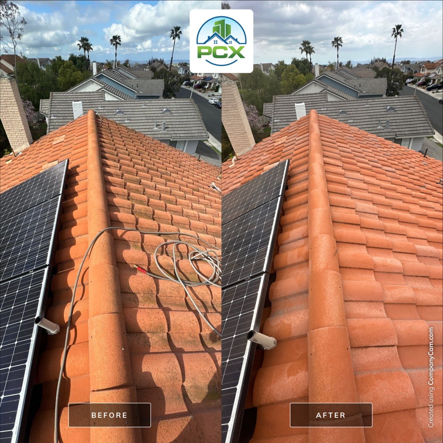 Trabuco Canyon Roof Washing with Pressure Washer by Property Cleaning Experts