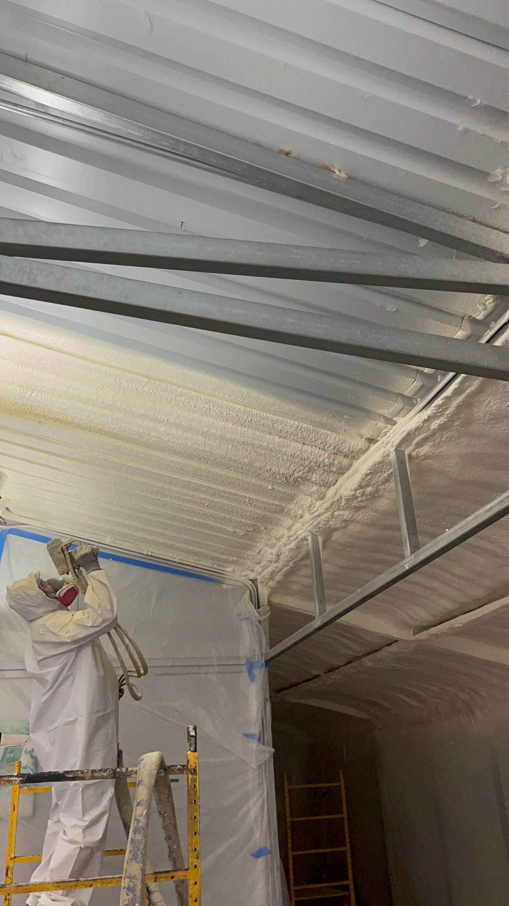 Sunnyvale Tx, Close cell spray foam custom garage  by Apex Insulation Solutions
