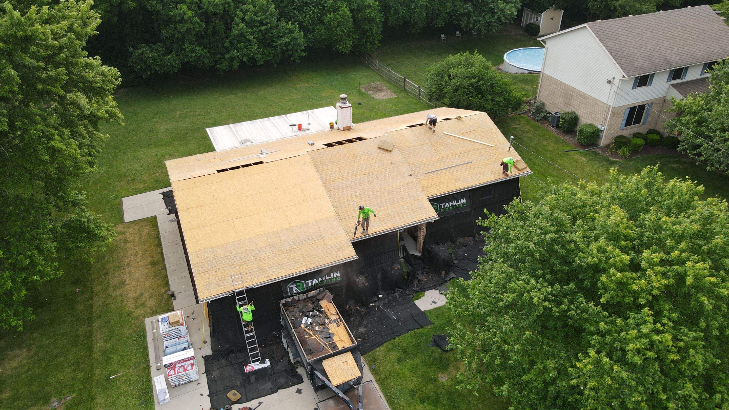 Atlas Weathered Shadow Roof Replacement by Tamlin Roofing