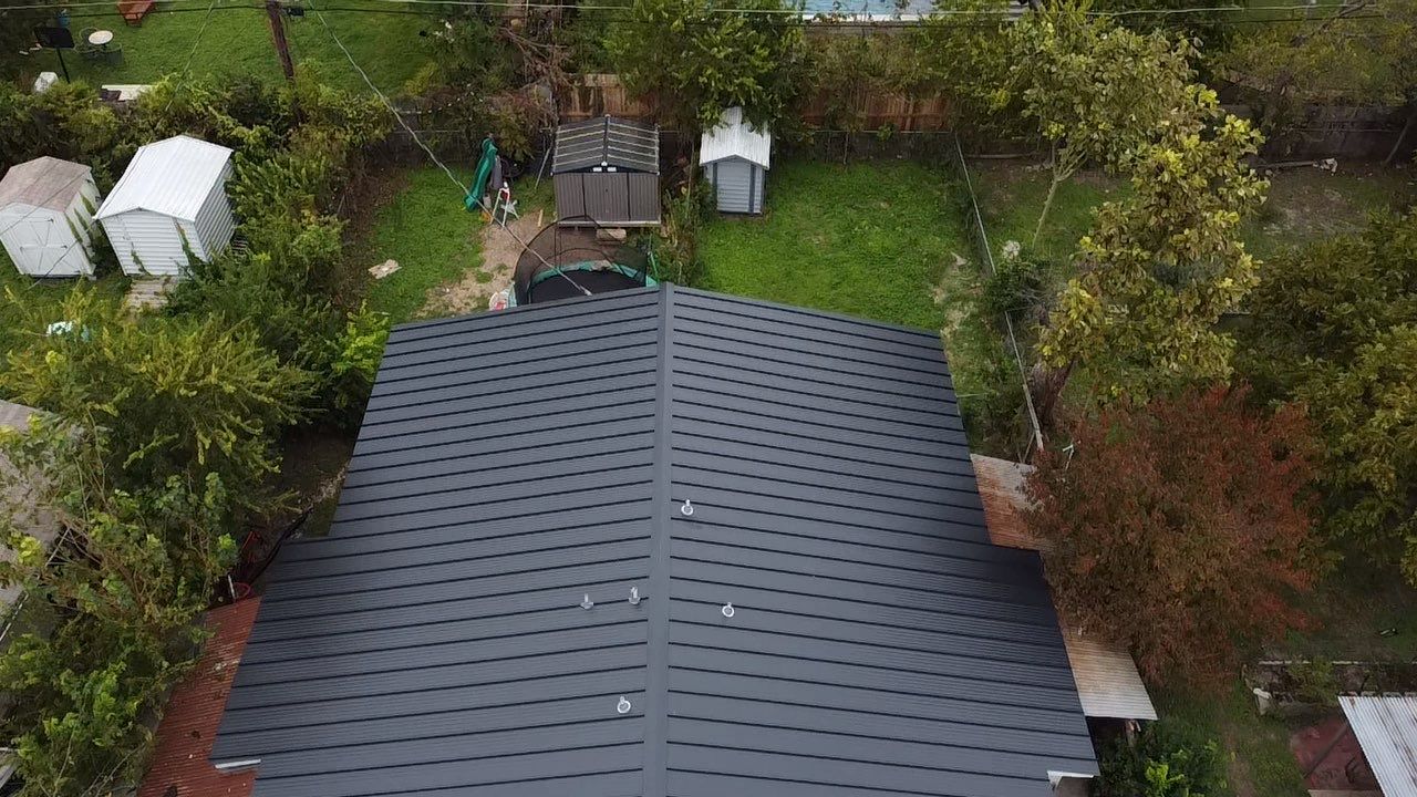Matte Black - L&A Metals Standing Seam by RoofsOnly.com