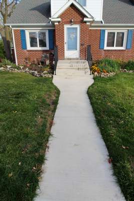 Concrete and Porch