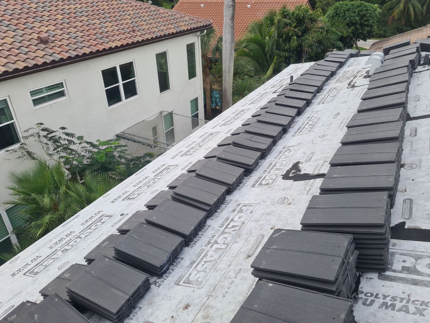 Residential Roofing Installation using Eagle Roofing Tile by BLUES BROTHERS ROOFING