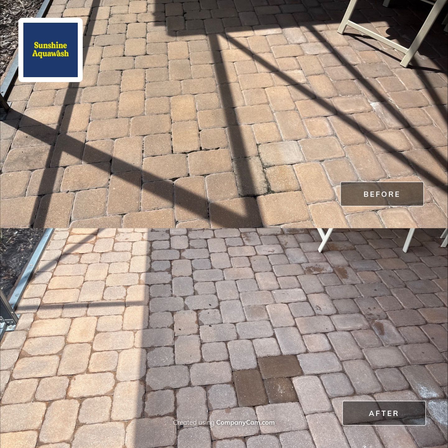 Concrete Tile Roof, Paver Driveway & Lanai Cleaning – Artisan Lakes Esplanade, Palmetto, FL by Sunshine AquaWash