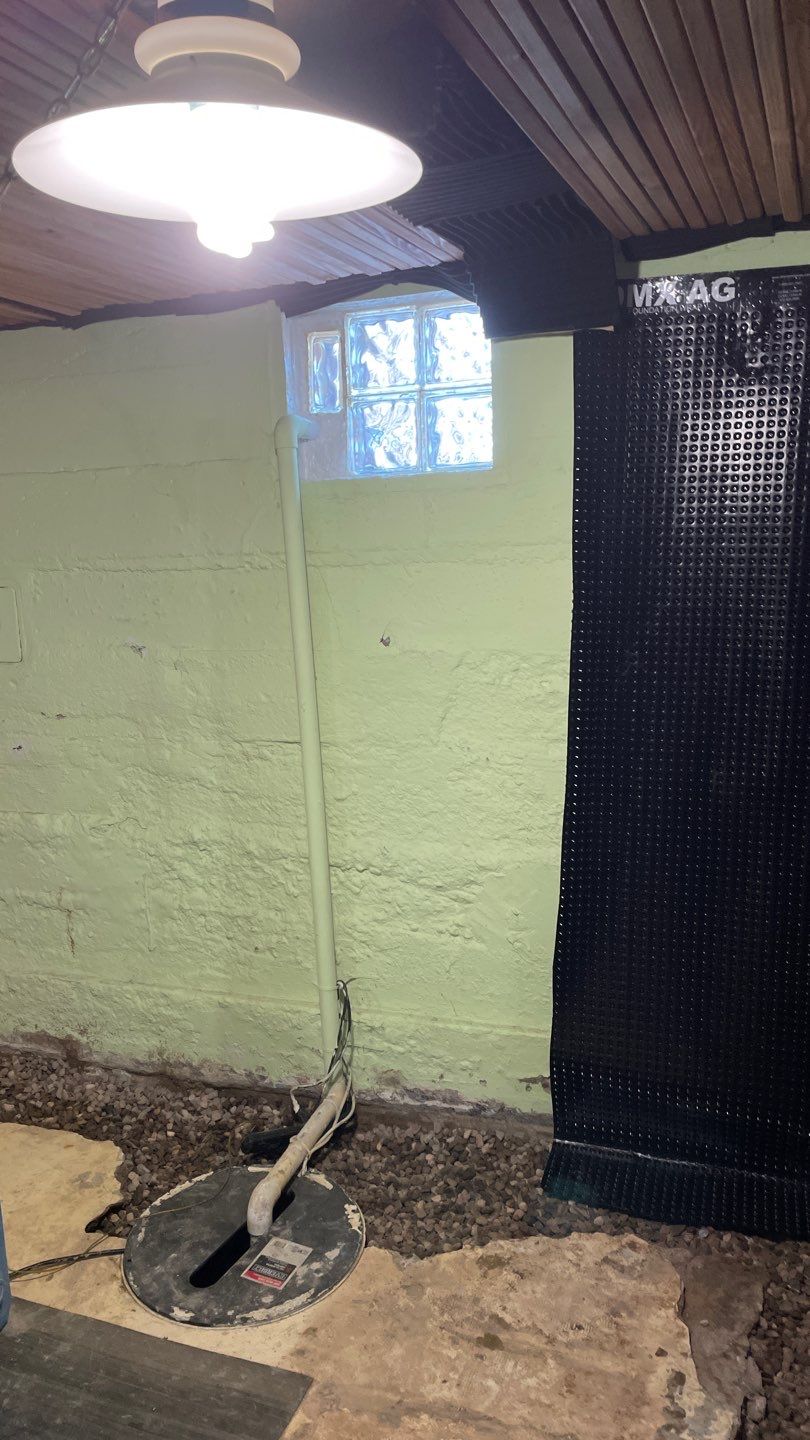 Ending Garik's Groundwater Issues For Good-And-All! by Waterproofing Northeast