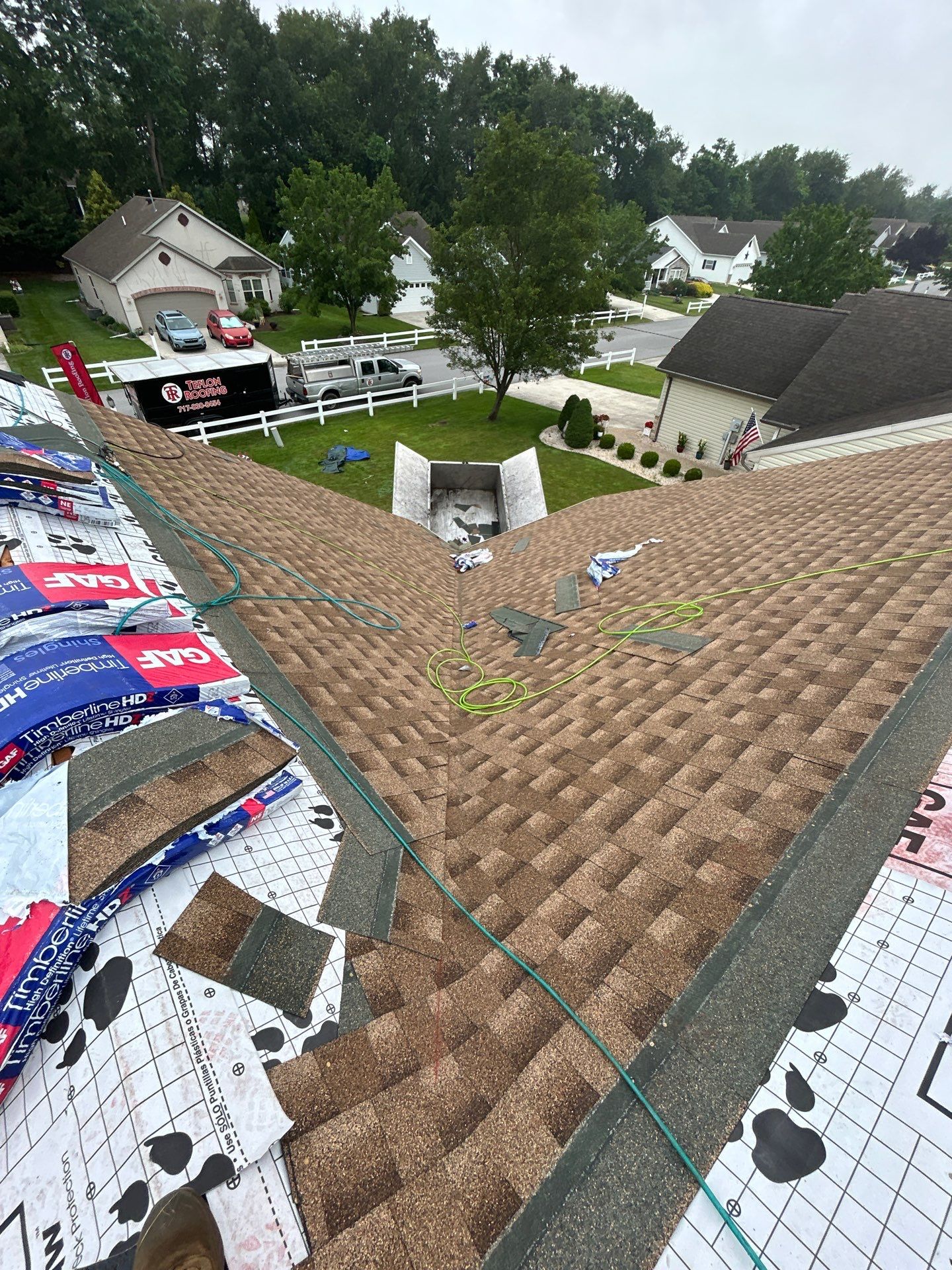 Gaf / Hdz Roof Installation- Shakewood by Teflon Roofing