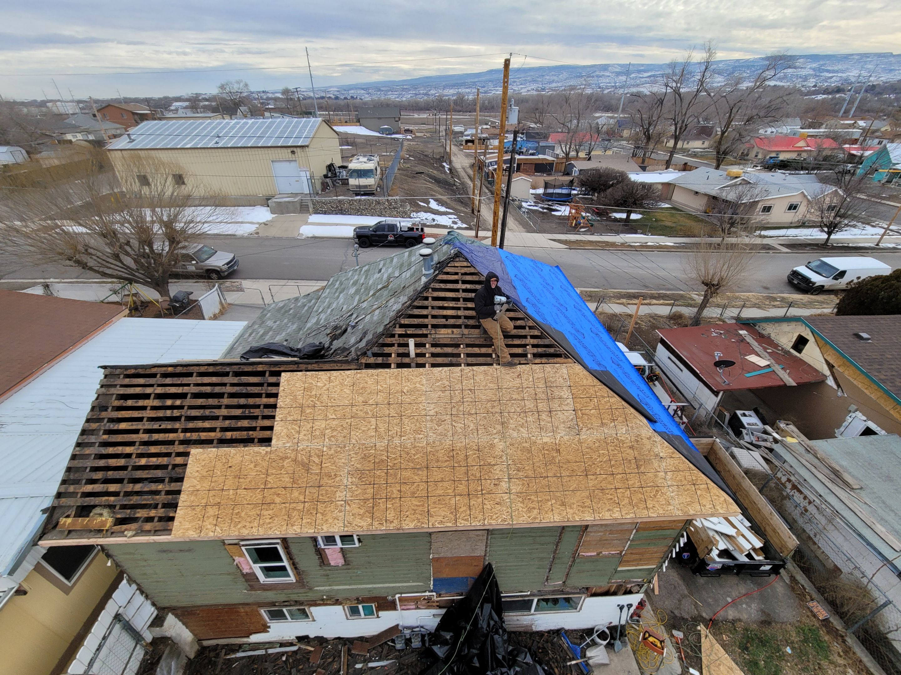 Residential Roofing Installation using Delta Metals by Bros Roofing