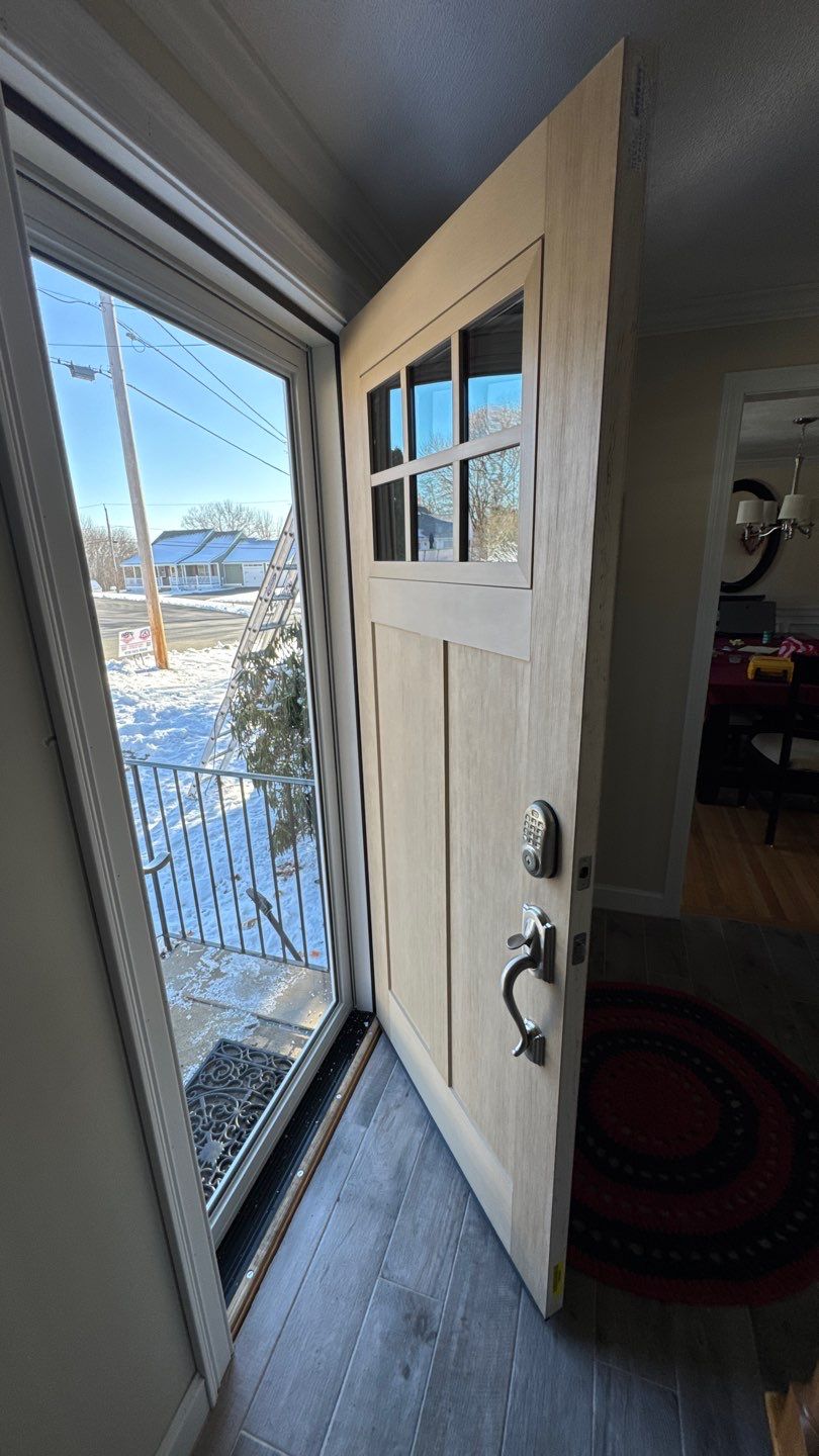 Complete Exterior Home Transformation with CertainTeed Dutch Lap Siding, Windows, Custom Door & Deck Repairs by Sensible Home Solutions