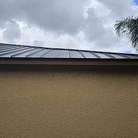 24ga 1.5" Mechanical Seam Mansard Brown  by Total Roofing System The Metal Roof Experts