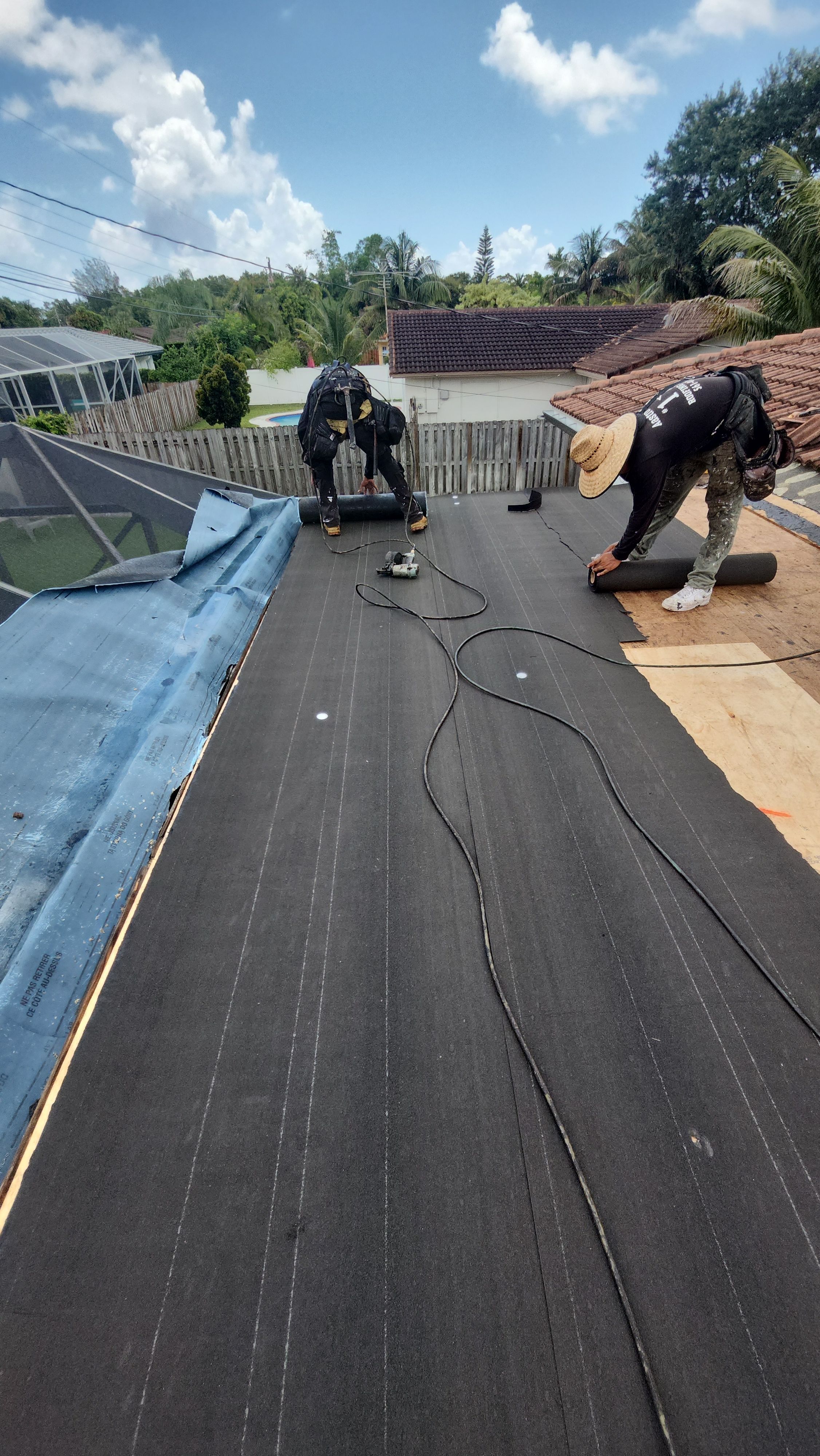 Flat Roof Replacement and Decking Repair in Boca Raton by Aastro Roofing