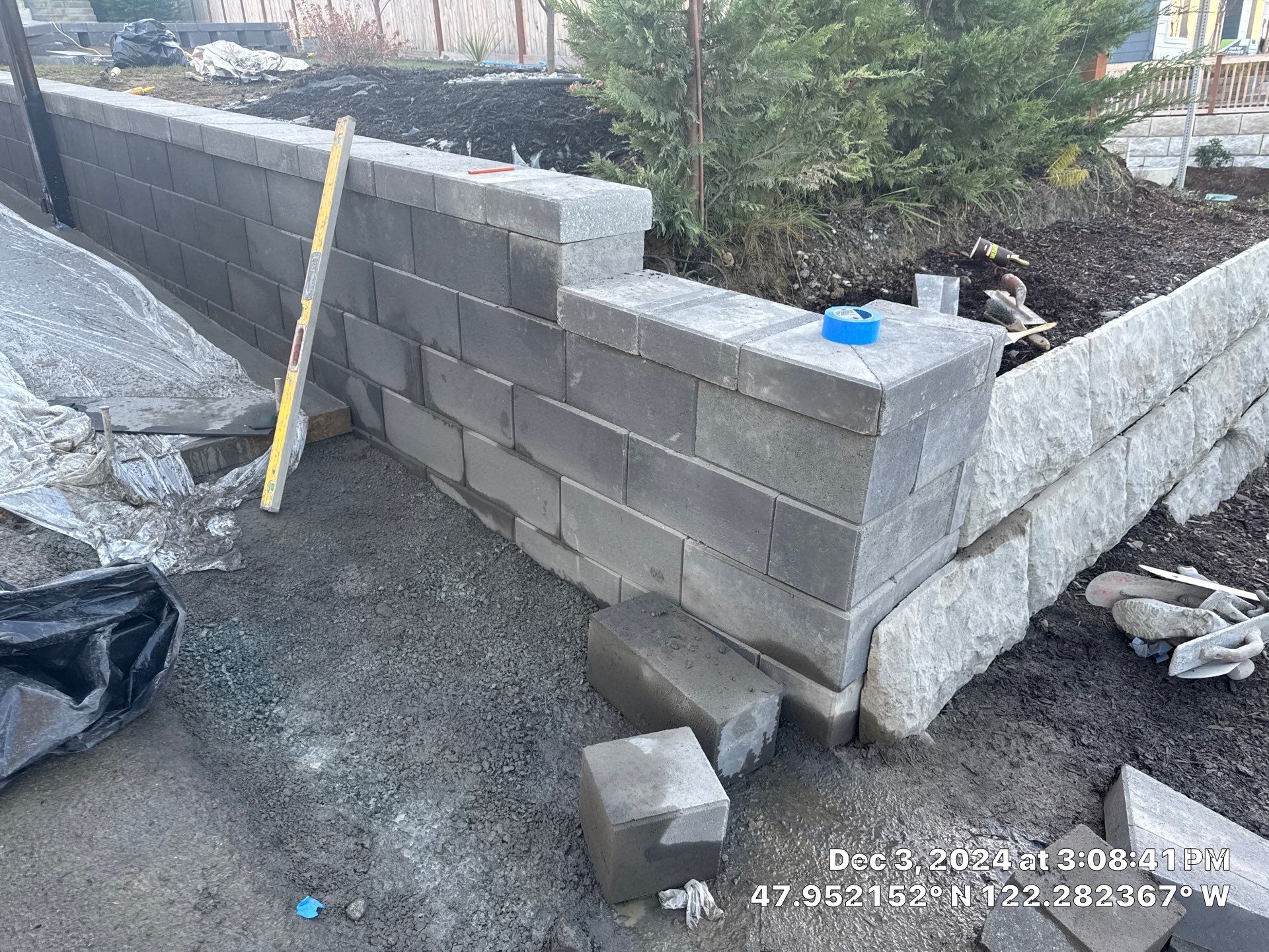 Retaining Wall & Concrete Patch Repair | Everett  by Jireh Asphalt & Concrete Inc 