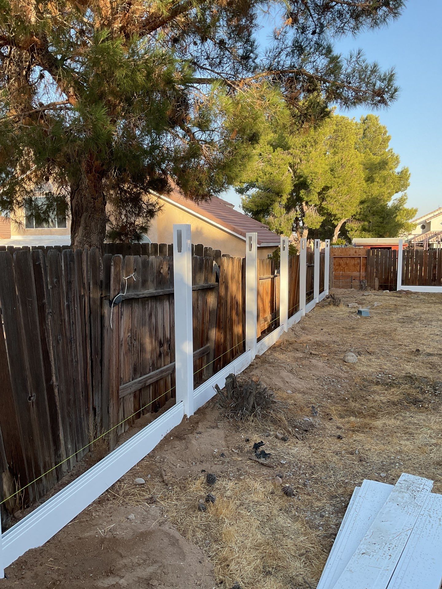 Fence Installation using Vinyl by Fence Guys Inc.