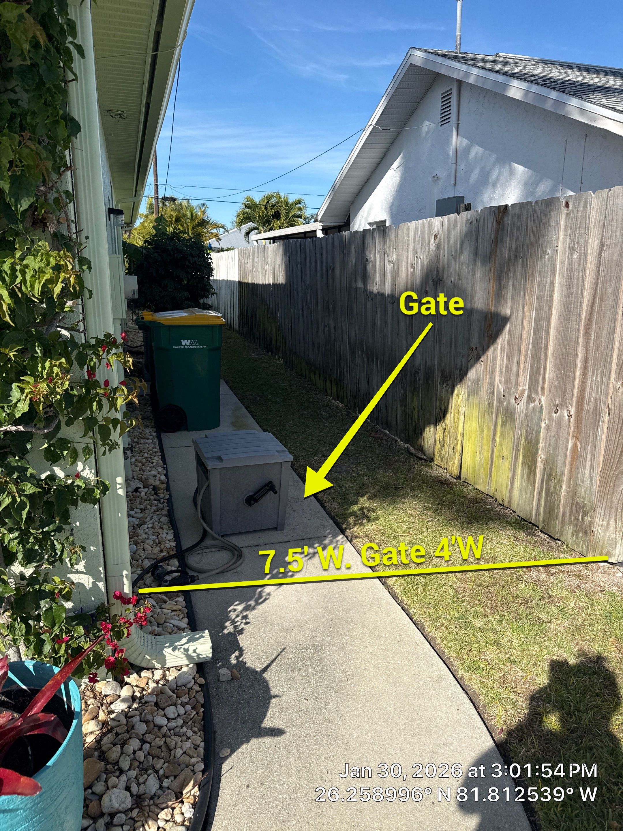 White Vinyl Privacy Fence and Gate Installation in Naples by True Fence LLC