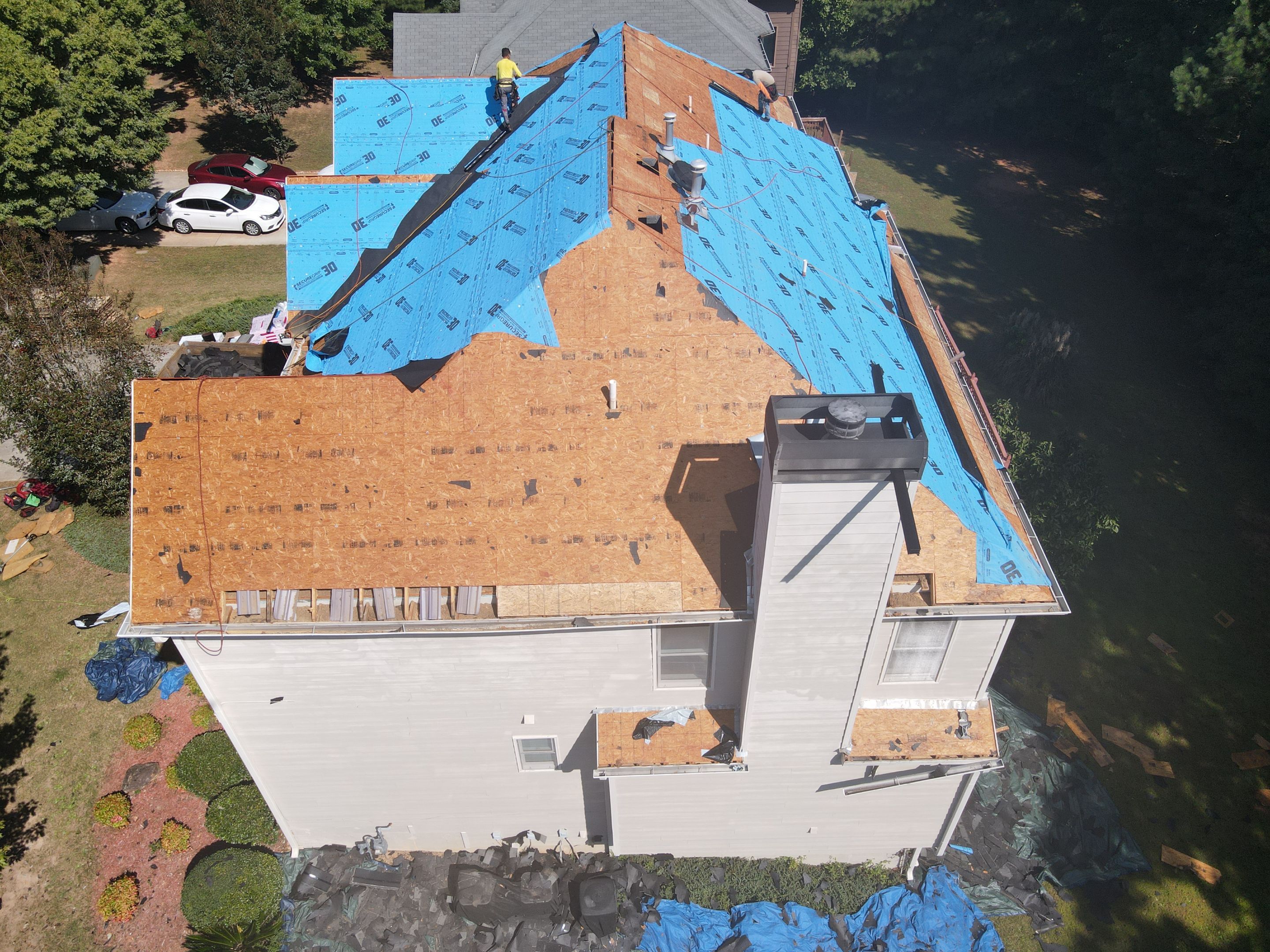 Residential Roofing Installation using Owens Corning by Inspector Roofing and Restoration
