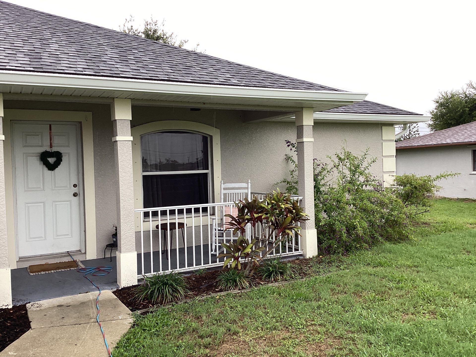 Seamless Gutters Project in Cape Coral Fl by Gutter Professors