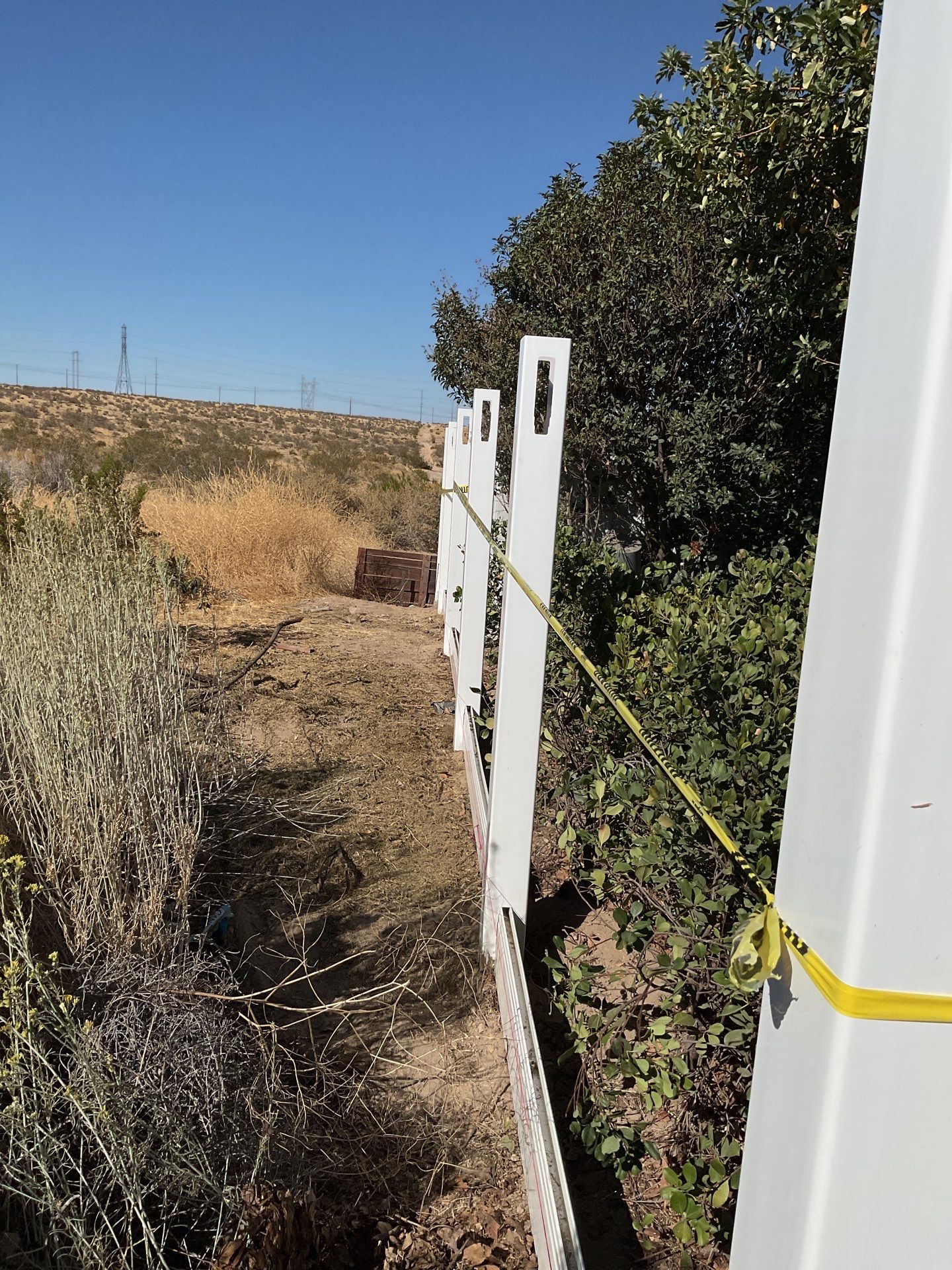 Fence Installation using Vinyl by Fence Guys Inc. 