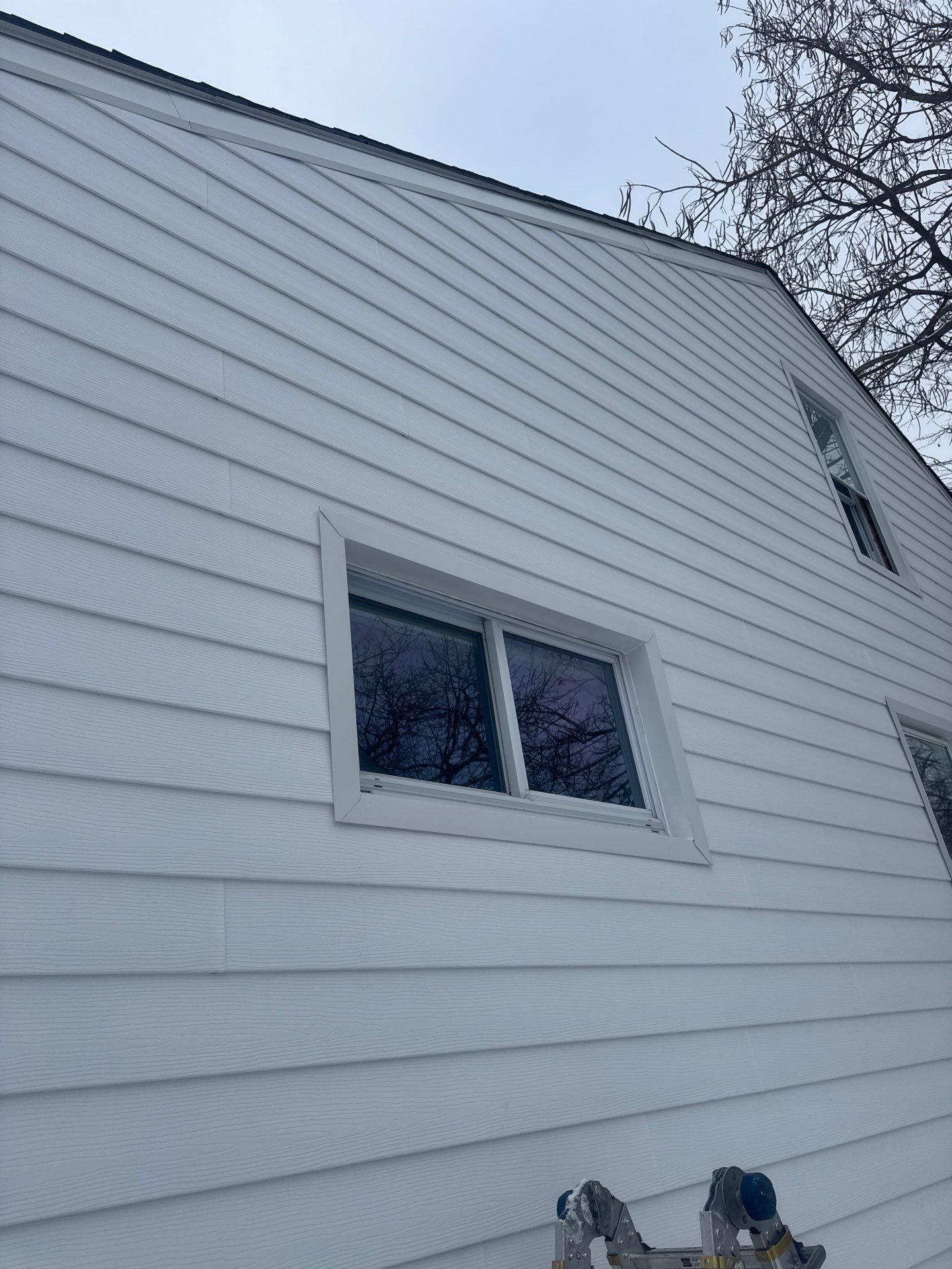 Siding Replacement using Ascend Glacier White by 180 Contractors
