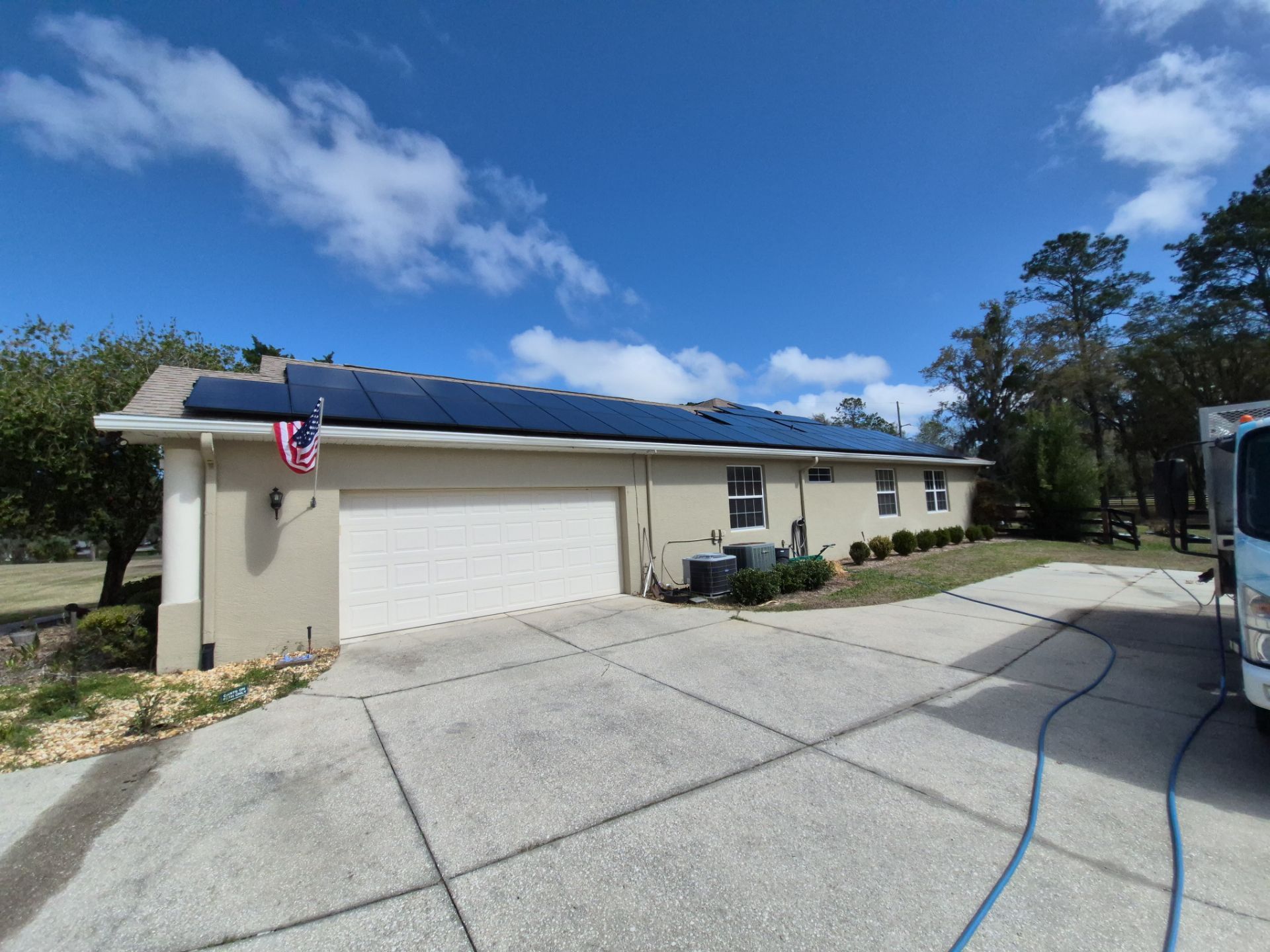 Solar Panel and Full Exterior Cleaning for Ocala Residence by Infinite Exteriors LLC
