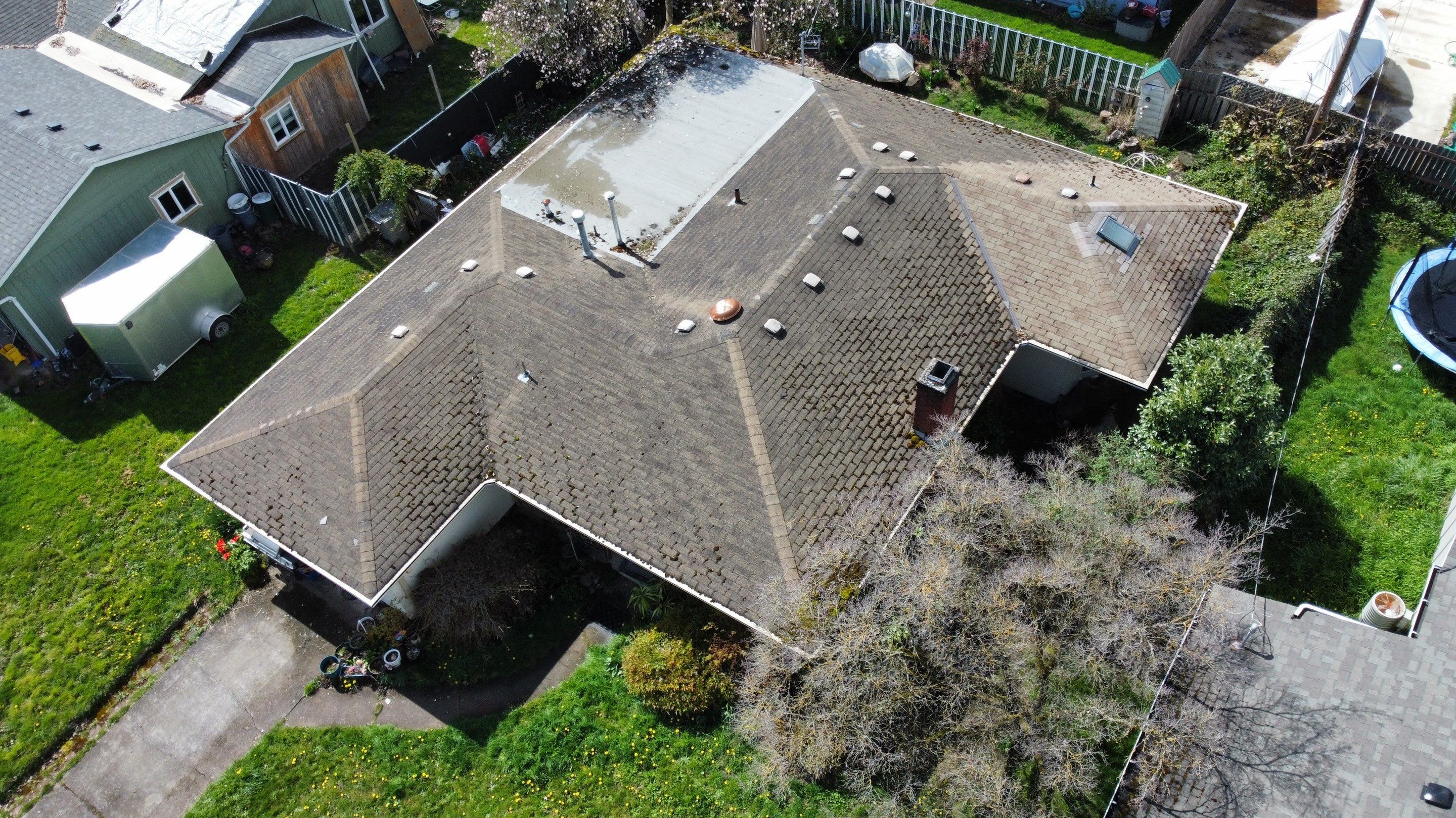 Residential Roofing Installation using IKO Dynasty (Color: Driftshake) by Orezona Building & Roofing Company, Inc.