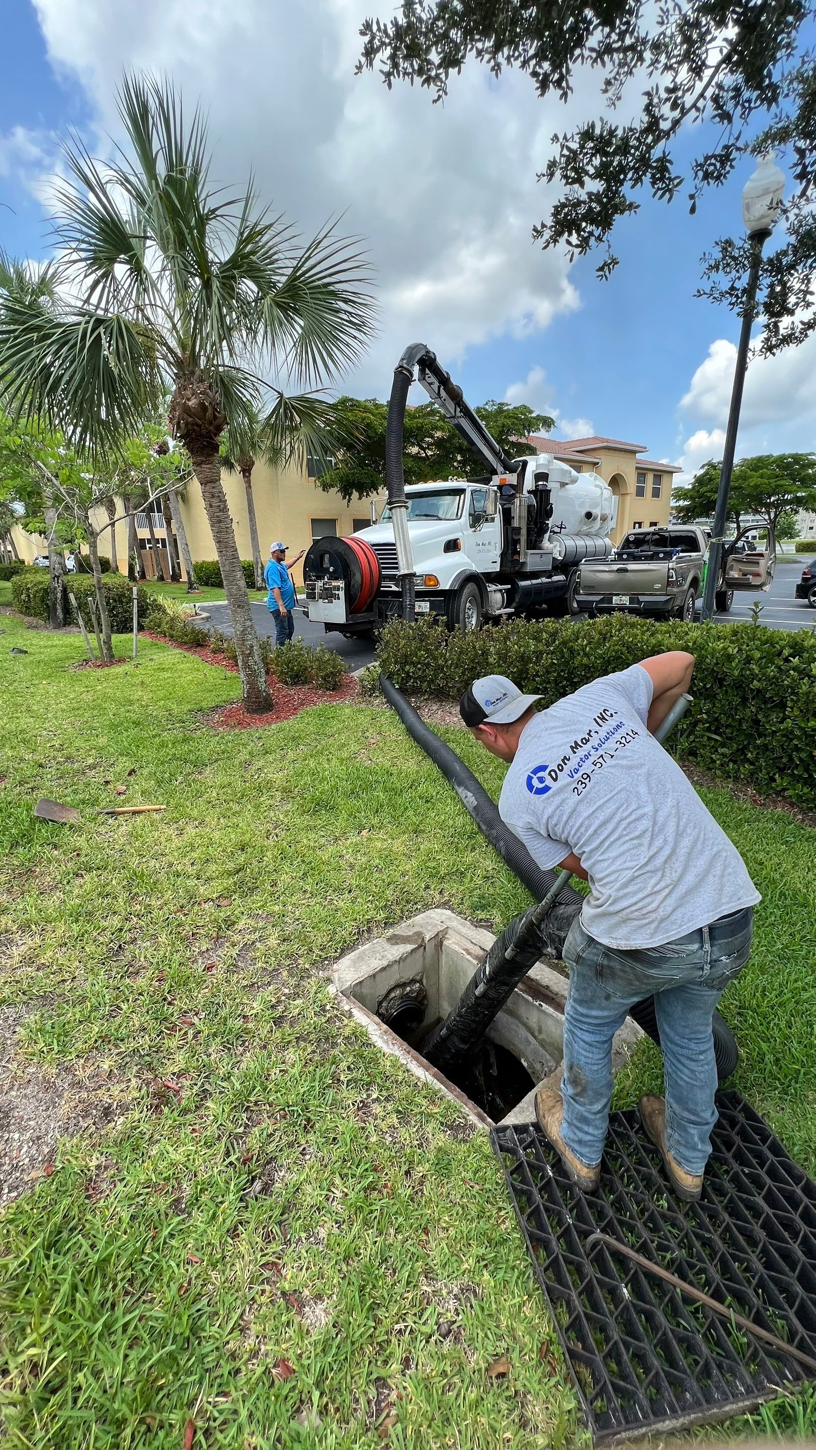 Condo Storm Water System Maintenance by Don Mar, Inc. Storm Water Solutions