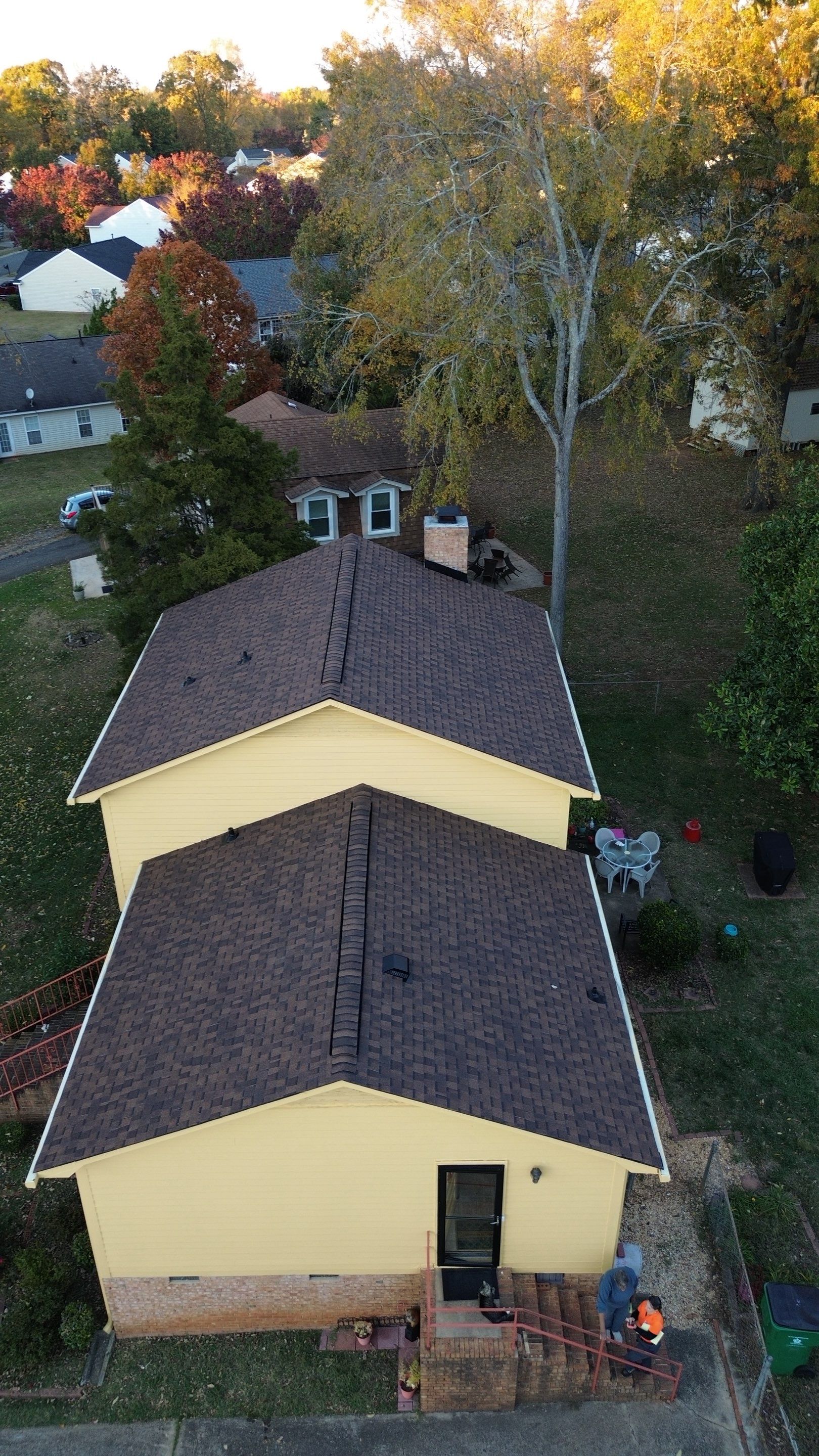 Roof replacement by wind damage by Just Brilliant Restoration JBR