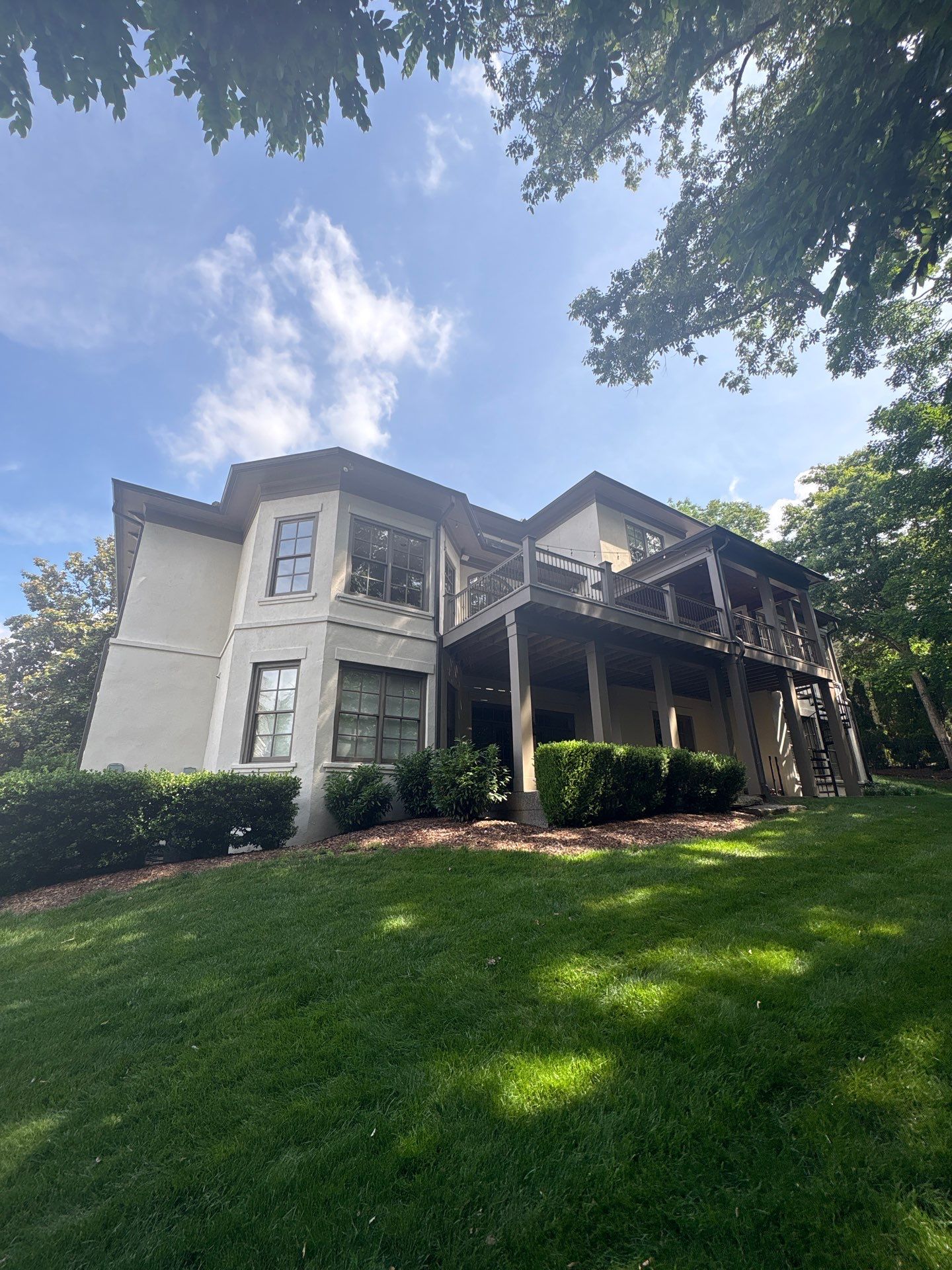Franklin Exterior Stucco Restoration and Comprehensive Painting Renovation by U.S. Exterior Solutions
