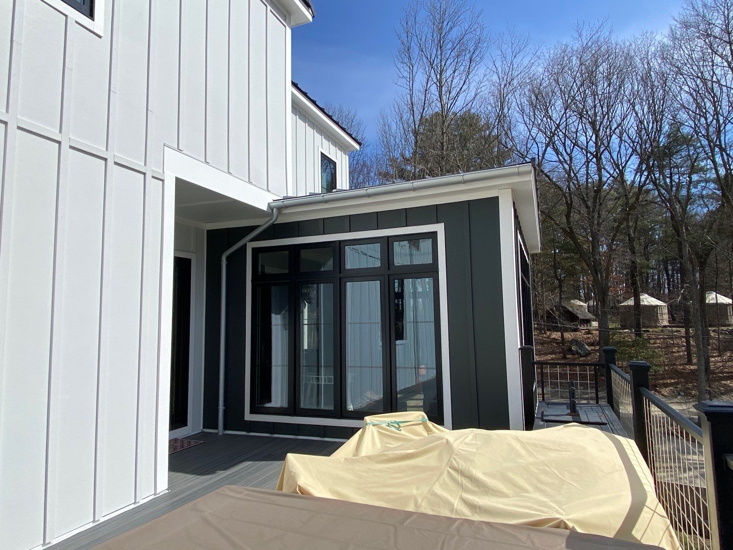 Gutter Installation using 6" Half Round Galvalume Gutter in Wayland, MA by Gutter Pro Enterprises