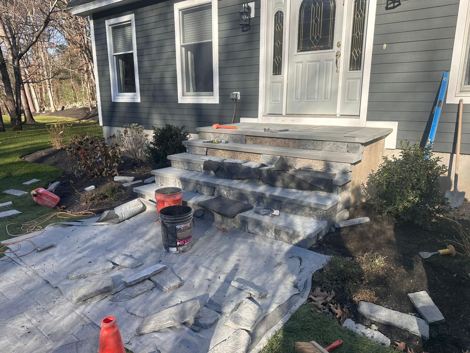 Front Entry Refresh  by Cole Landscaping Inc