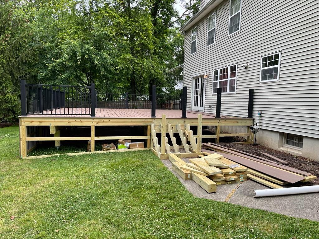 New Deck in Robinsville by deck guardian