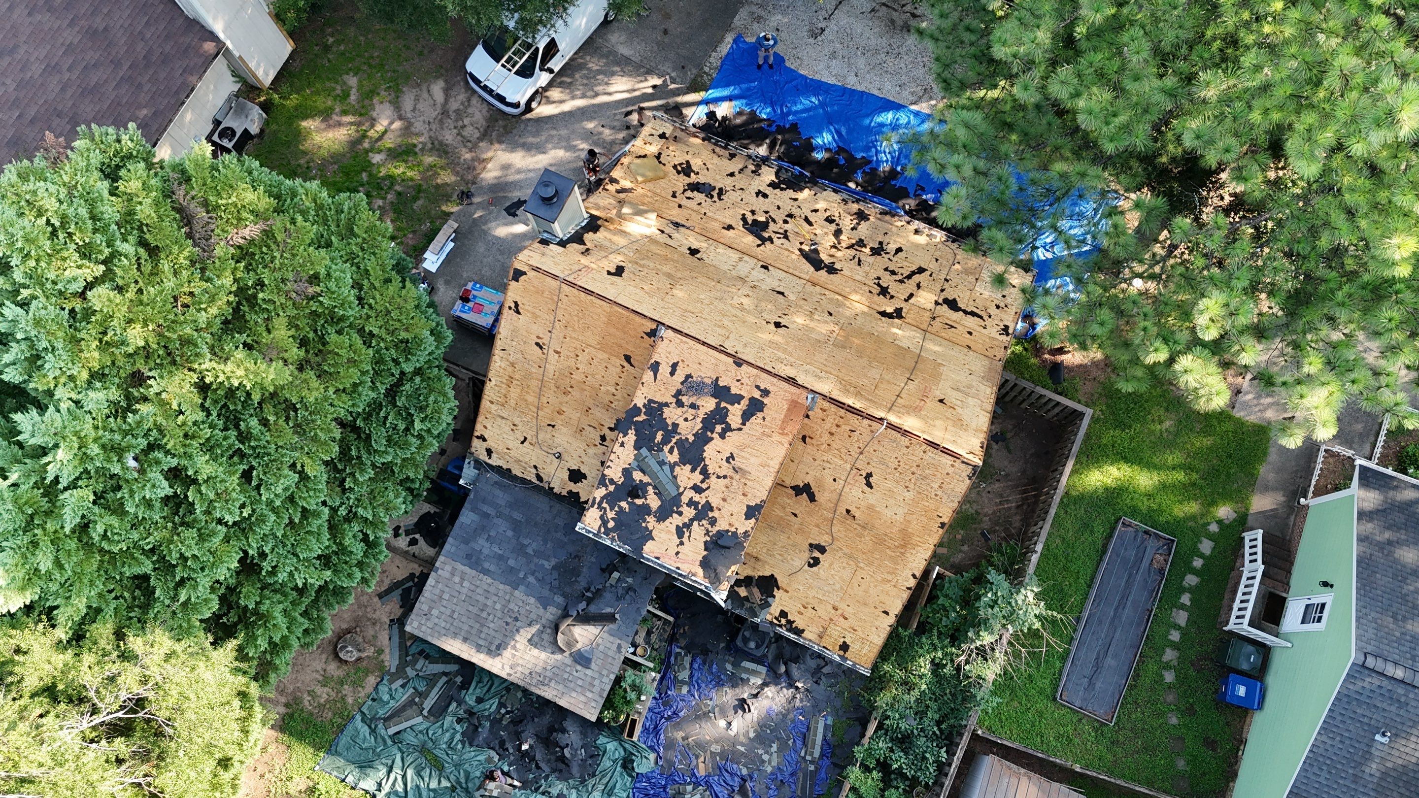 Roof replacement by hail and wind damage by Just Brilliant Restoration JBR