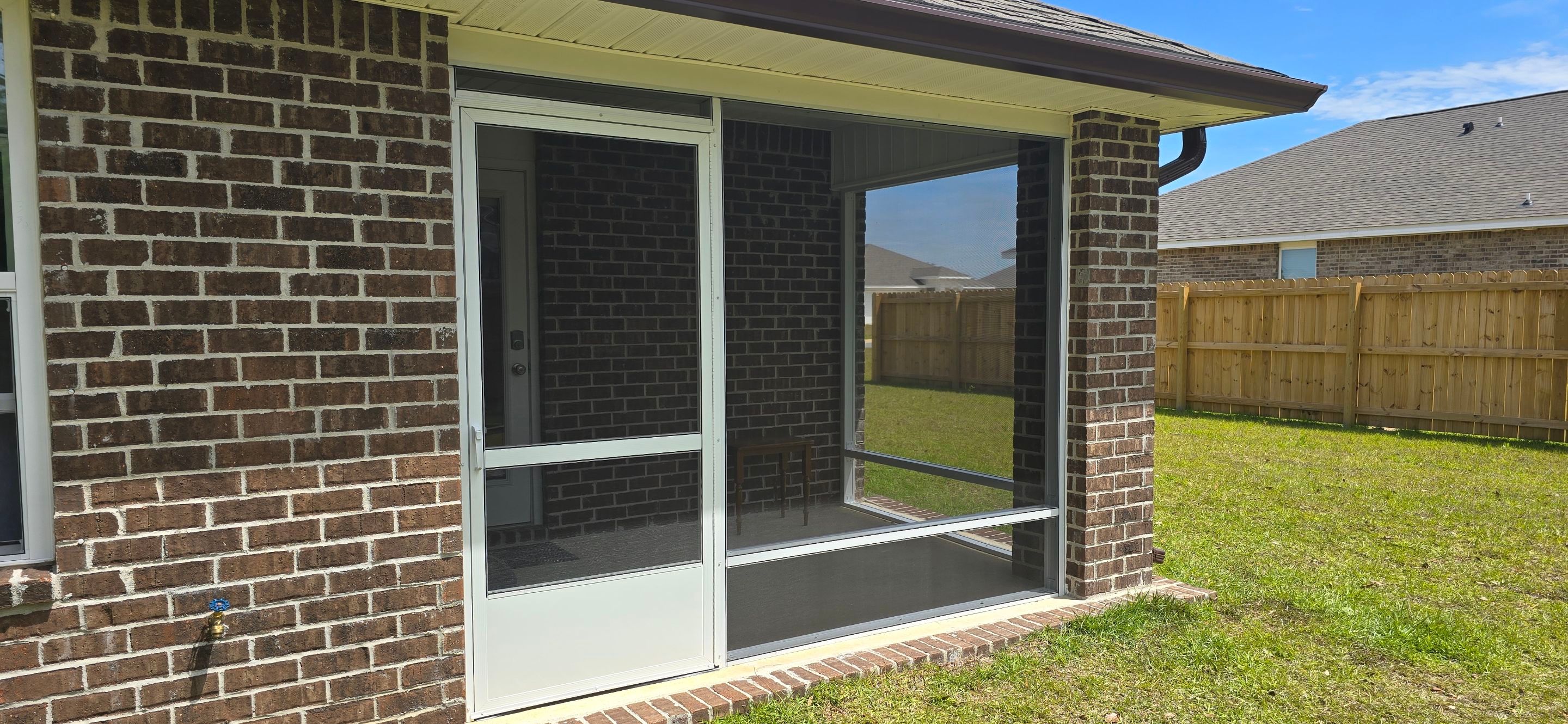Screen Room Under Existing Roof in Milton by Titan Sunrooms