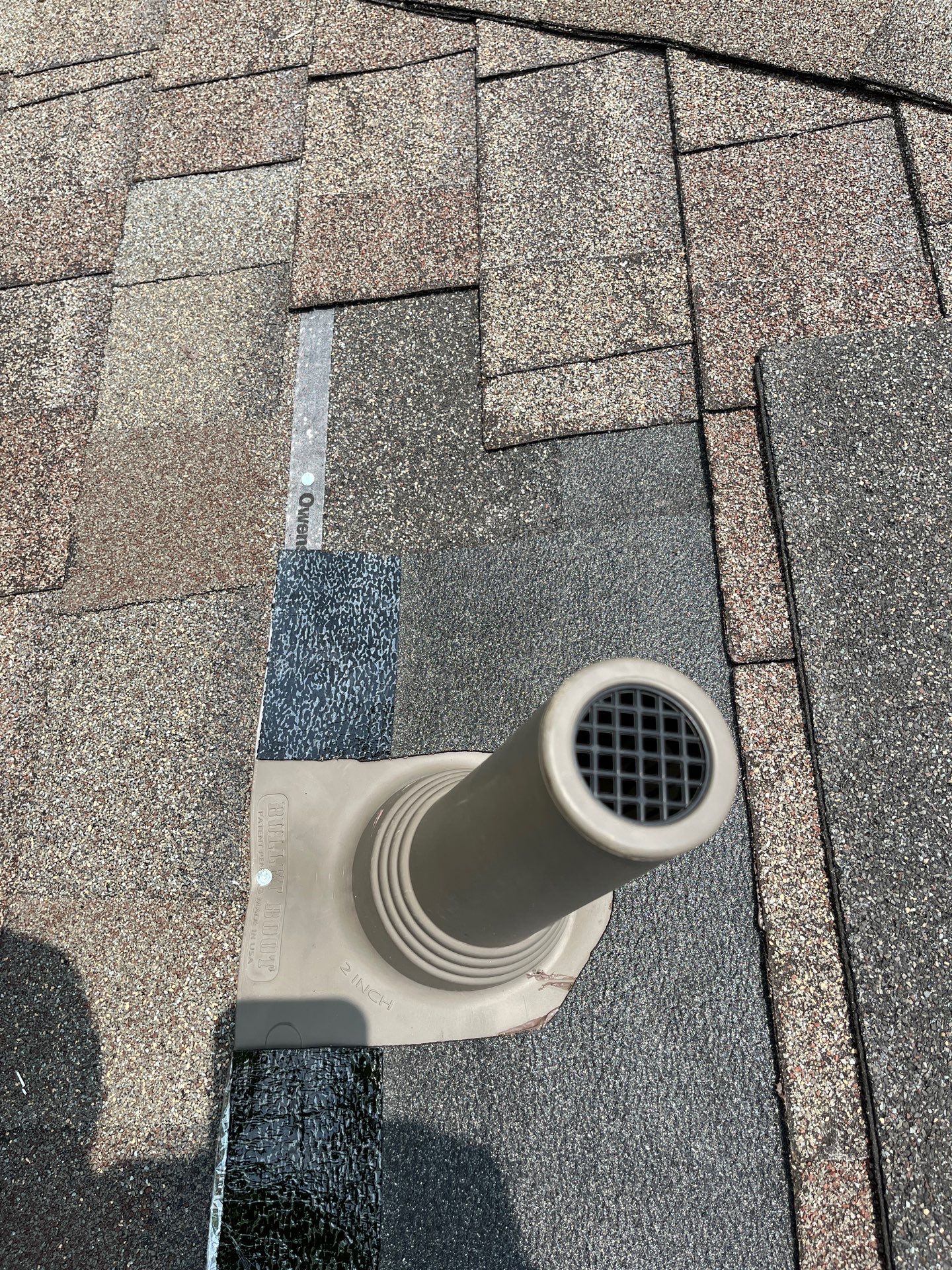 Hail Damage using Owen's Corning Duration (Lifetime) Shingles by Roof Repair Company