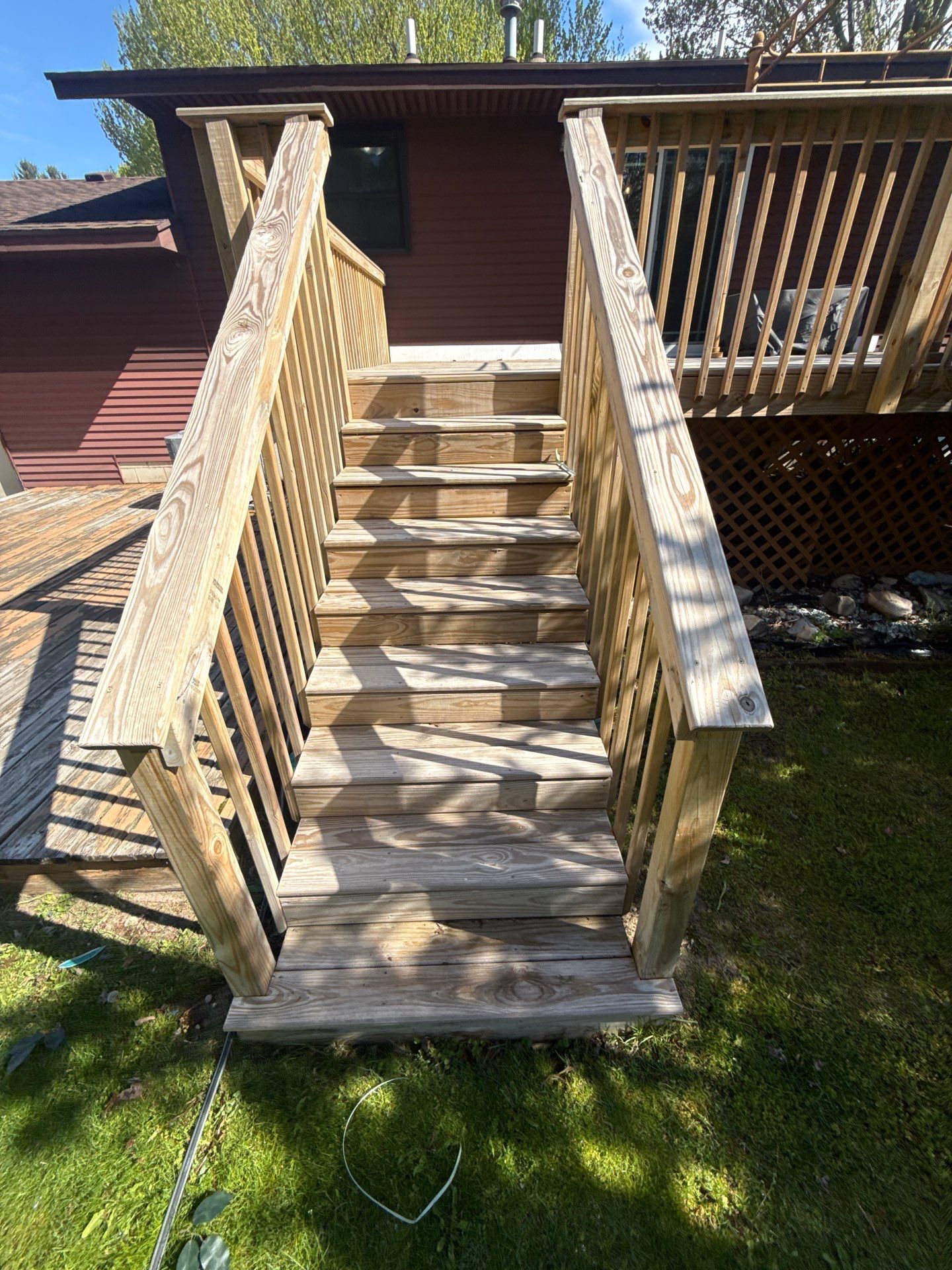 Deck Staining Project Completed in Muskegon, Michigan 49444 by Gordon Painting