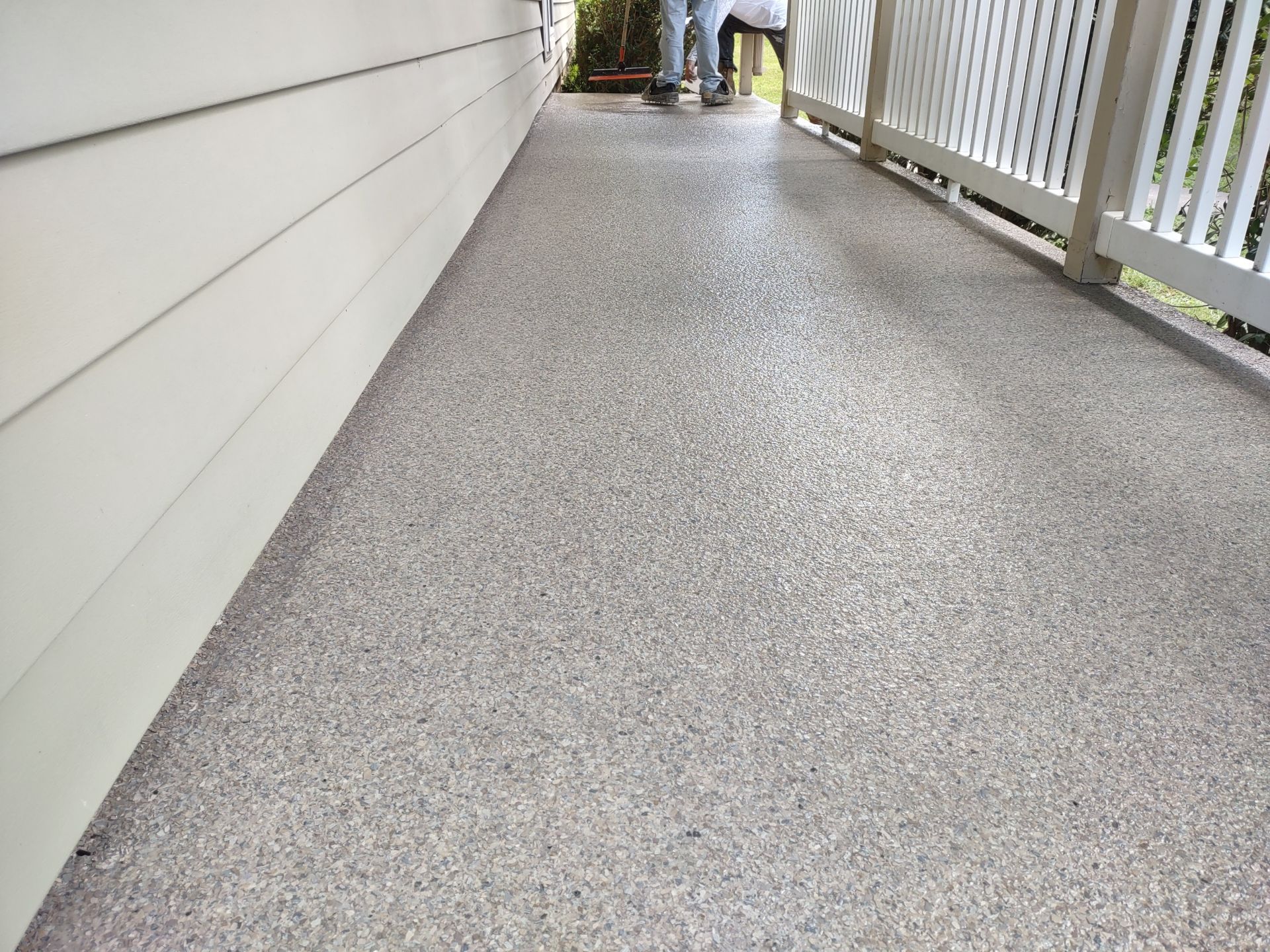 Project in Fayetteville by Pace X Concrete Coatings