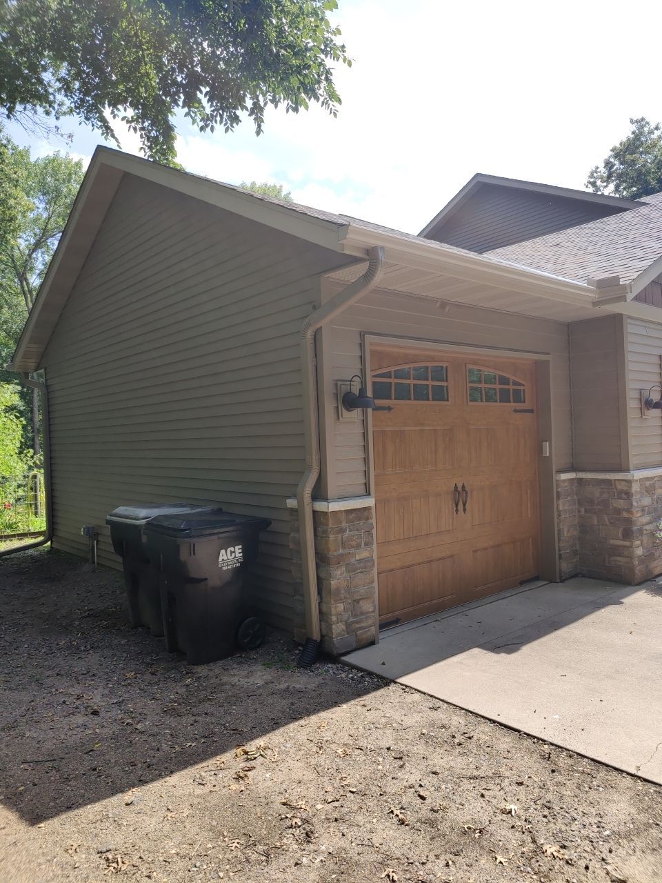 5" Gutters in Becker by Next Level Seamless Gutters / Exteriors Inc.