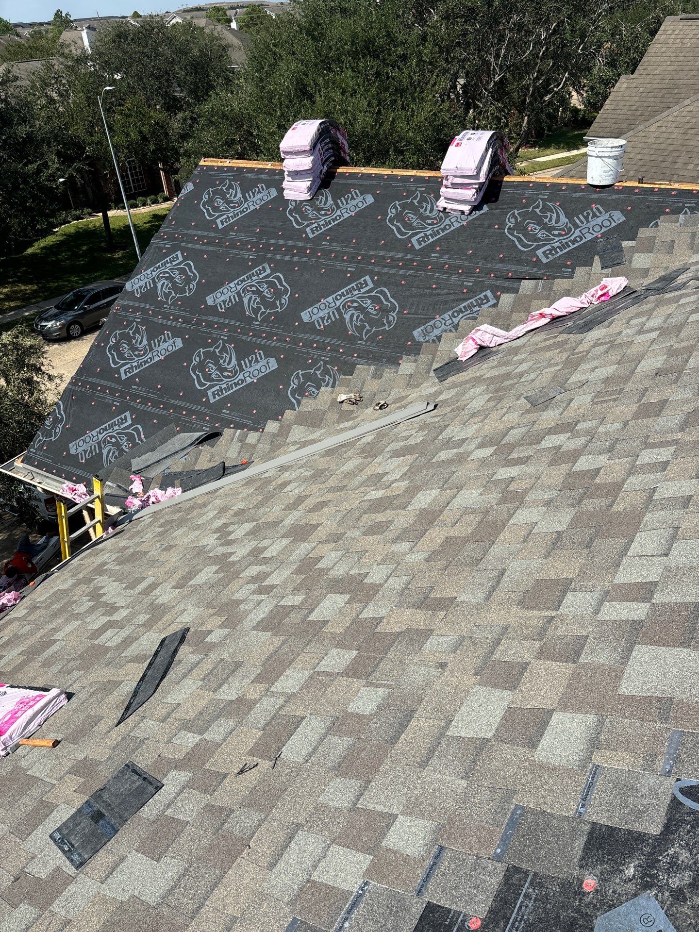 Residential Roofing Installation using Owen's Corning Duration (Lifetime) Shingles by Roof Repair Company
