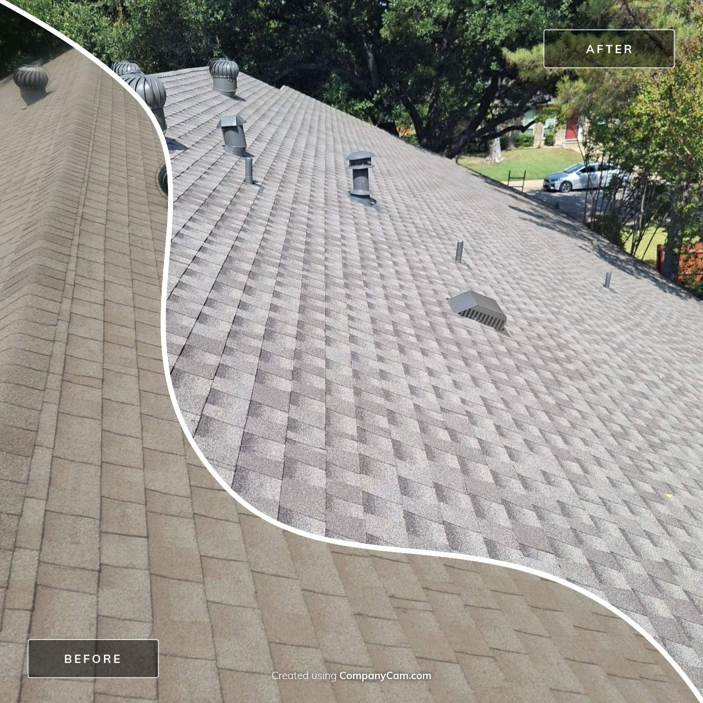 North Dallas Roofing Installation using GAF Timberline HDZ by Bert Roofing Inc