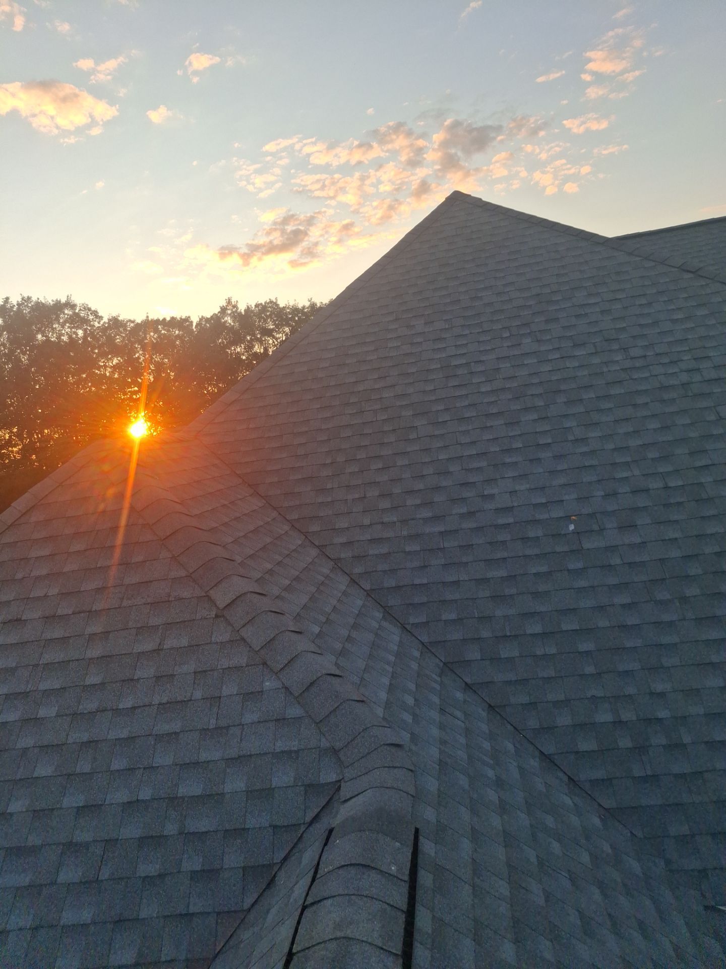 Residential Roofing Installation using GAF Timberline HDZ Oyster Grey by Rainstoppers Roofing
