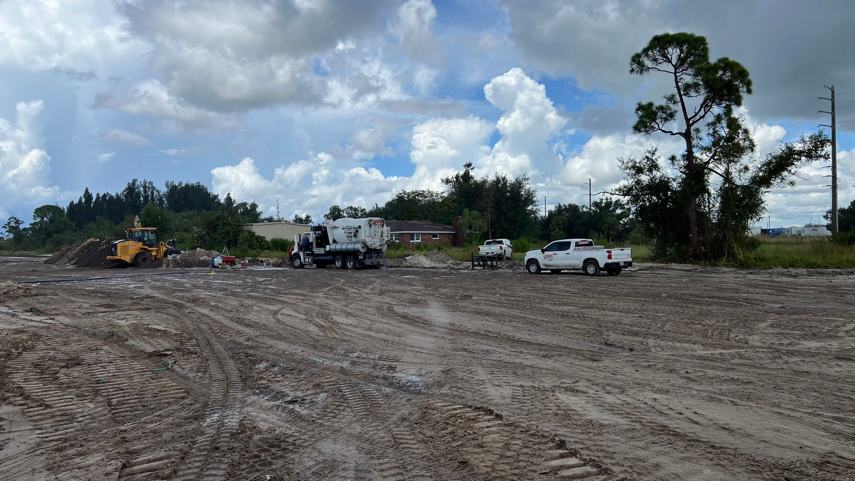 New Community Construction Sewer System Cleaning by APS Power & Water
