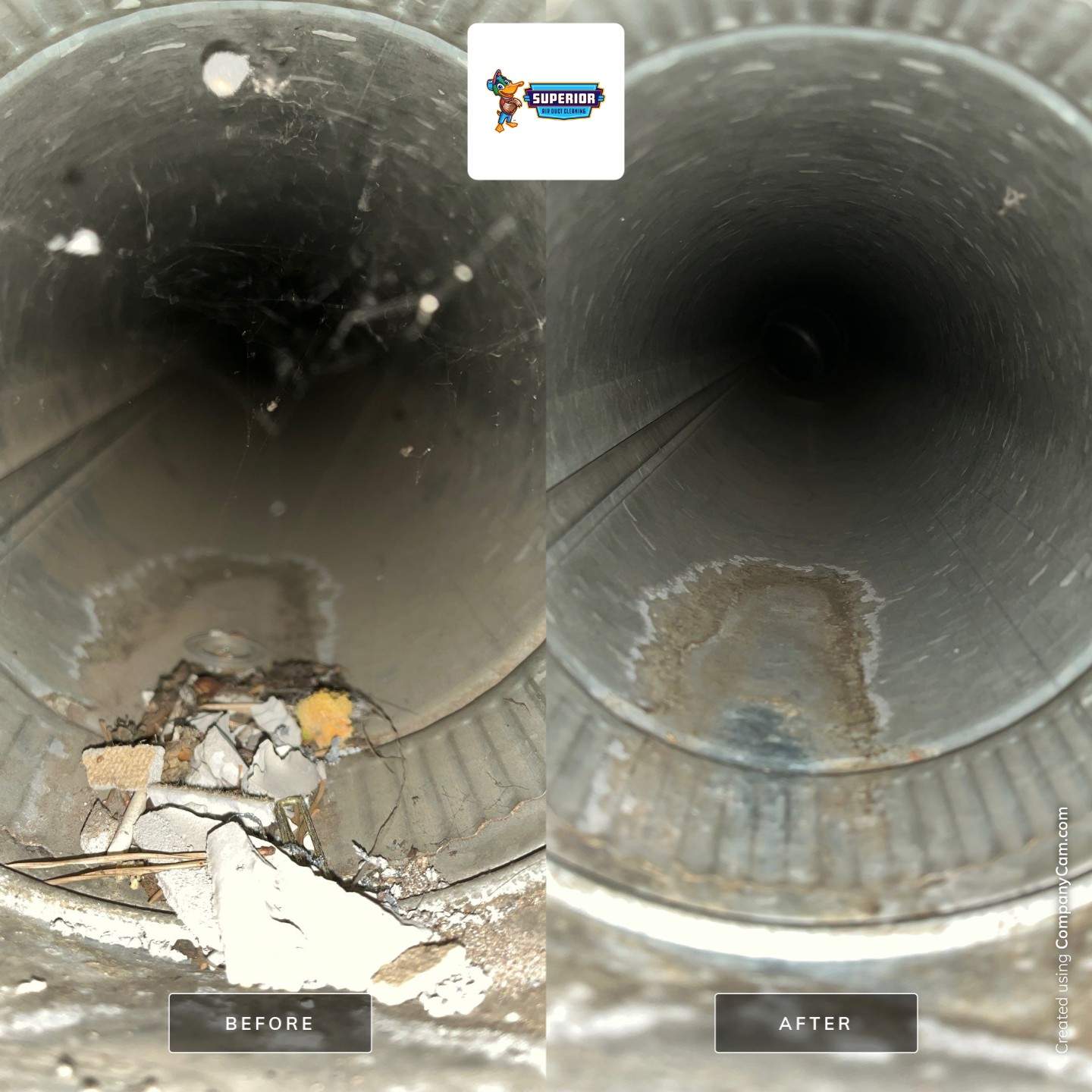 Air Duct Cleaning With a Vacuum Truck in New Castle, PA by Superior Air Duct Cleaning