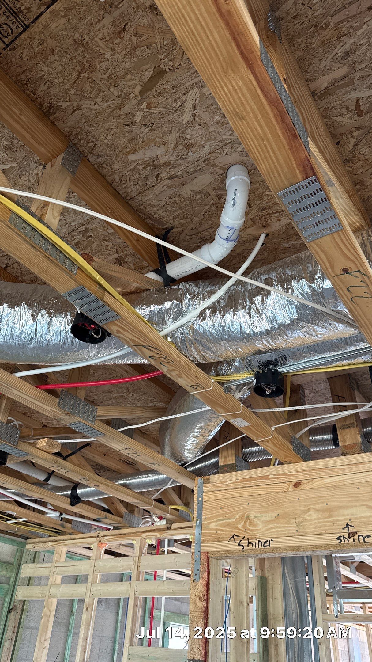 New Construction Pre Drywall Inspection by Building performance Solutions LLC