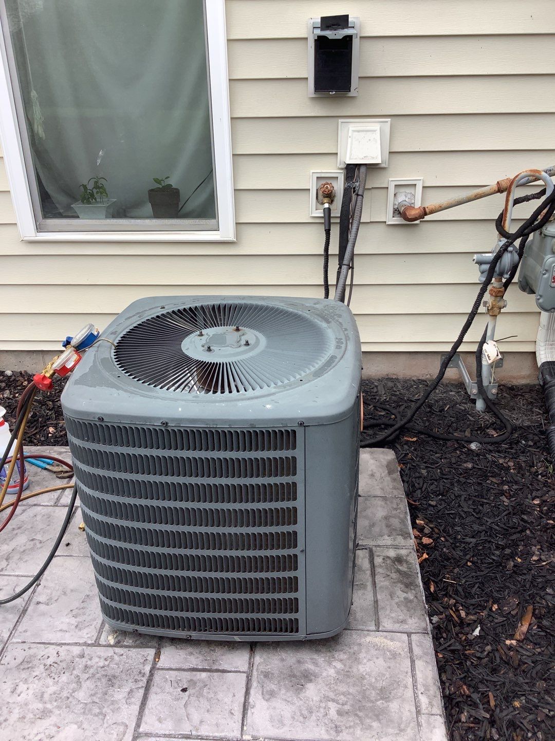Trane 16 seer AC & 2 stage Gas furnace using Trane by Pro Sky Services