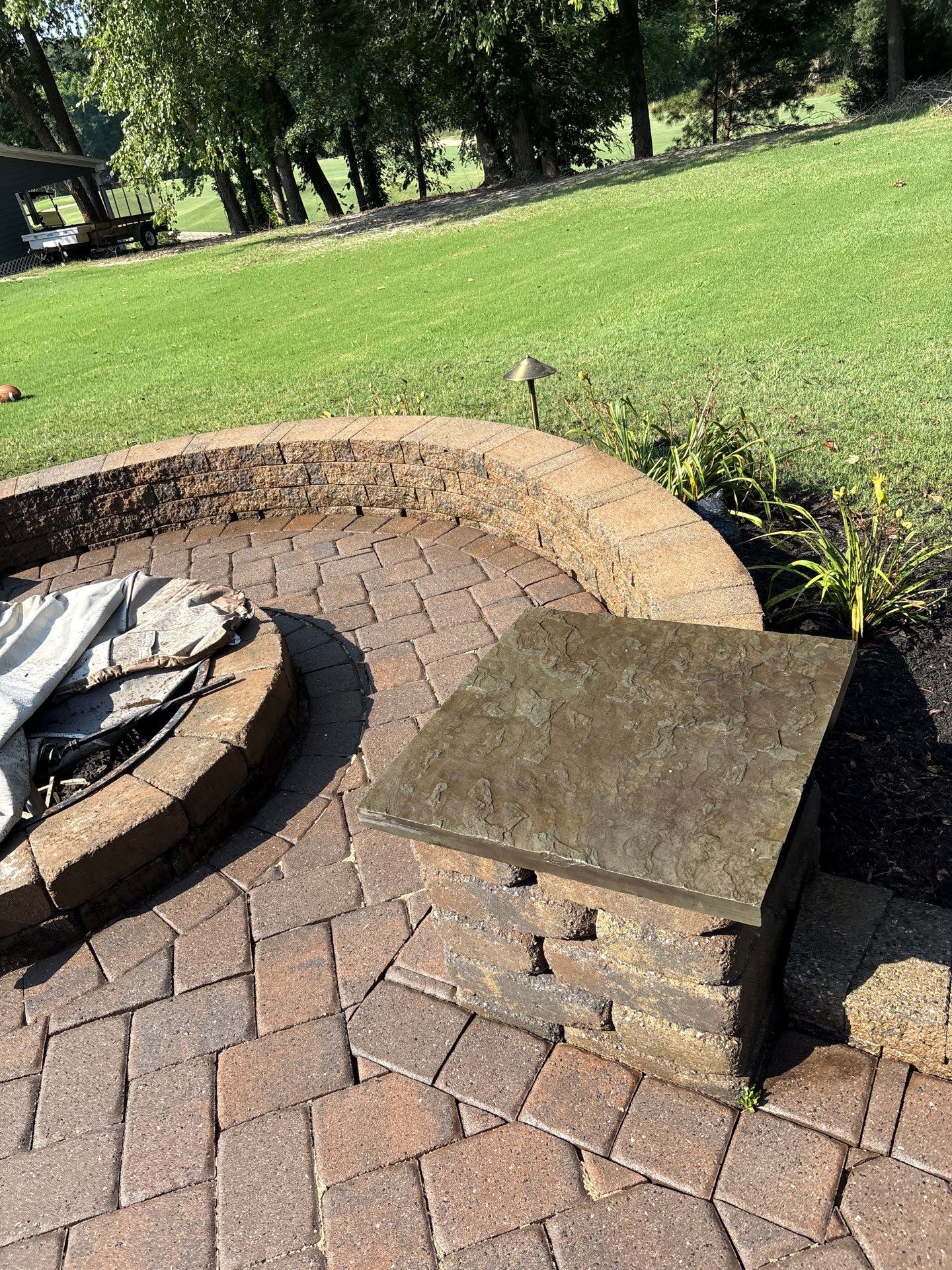 Paver Patio using Concrete Sealant by DuraSeal