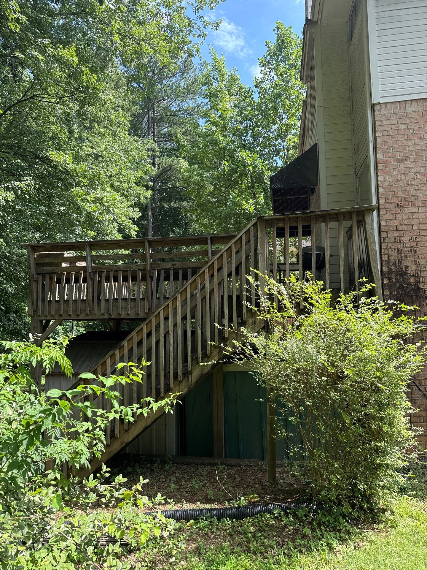 Wood Deck Build in Alpharetta, GA by Nelson Exteriors 