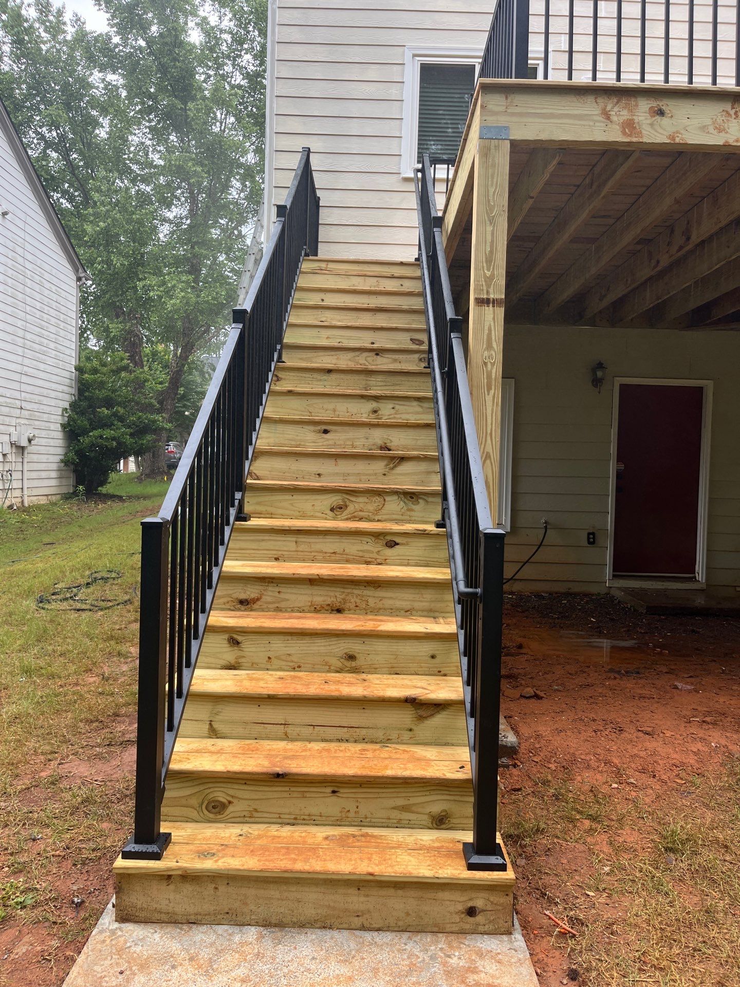 Siding Replacement, Exterior Painting, and Deck Build in Acworth, GA by Nelson Exteriors