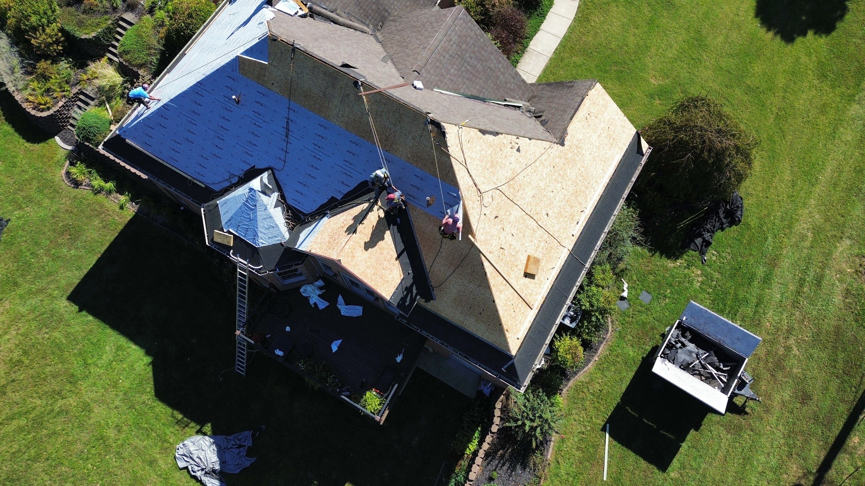 Residential Roofing Installation using Timberline HDZ Shingles - Appalachian Sky by RoofX 