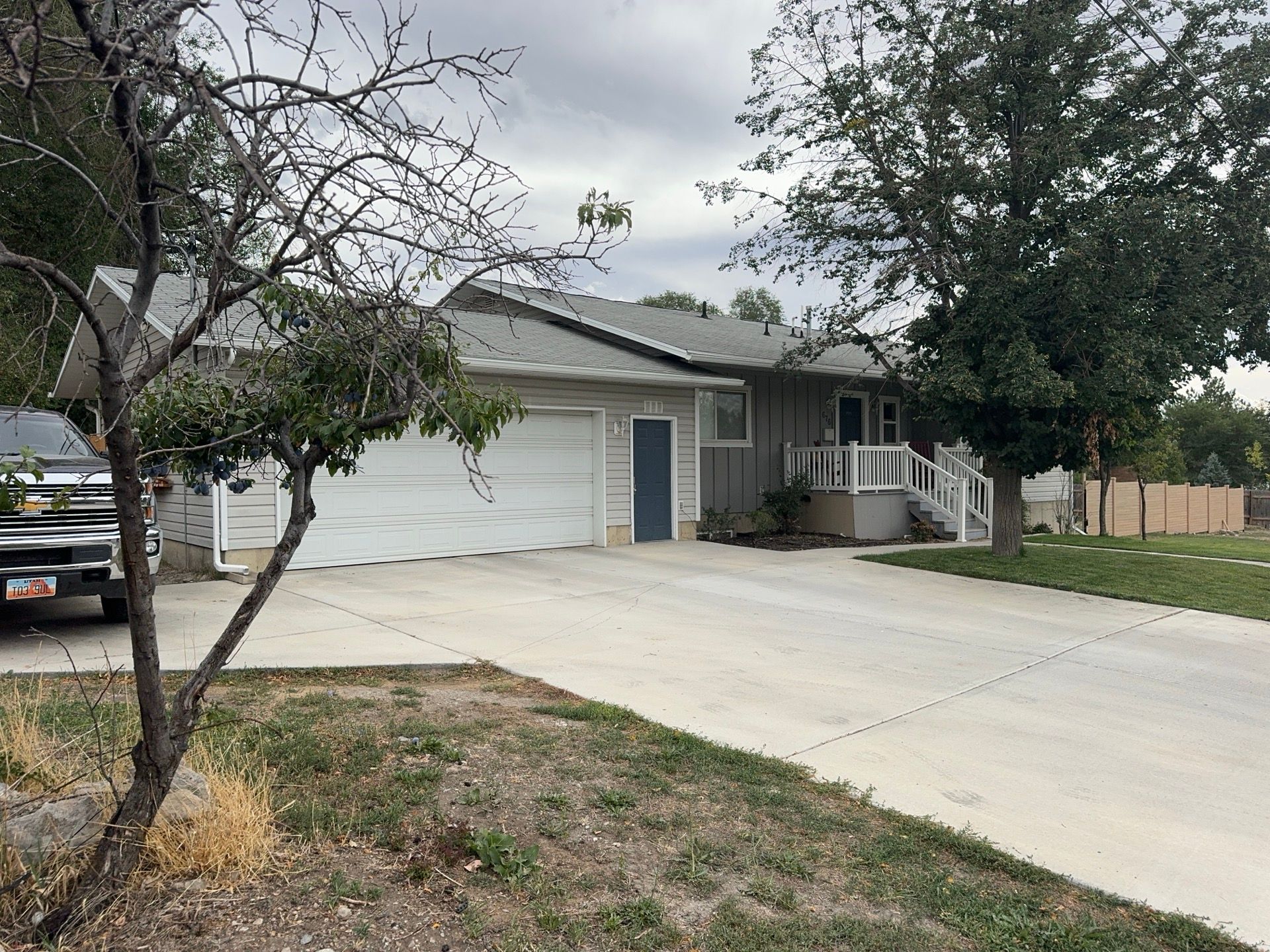 Lindon | Complete Vinyl to Hardie Conversion | Arctic White by Ideal Siding Utah