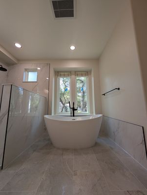 New Braunfels Bathroom Remodel Freestanding Tub