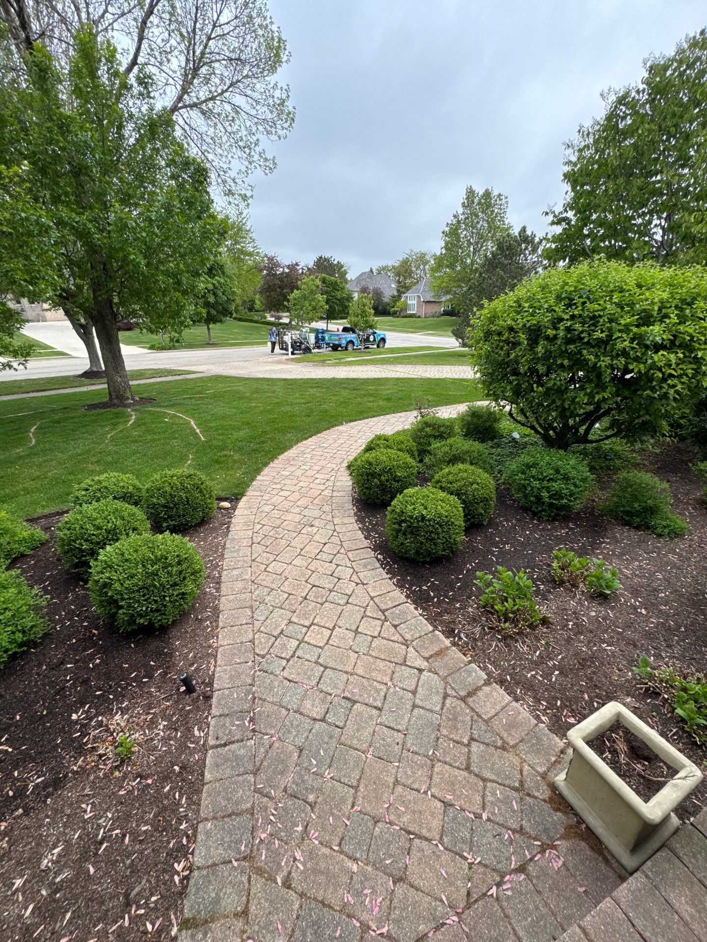 Project in Libertyville by Simmons Power & Soft Washing