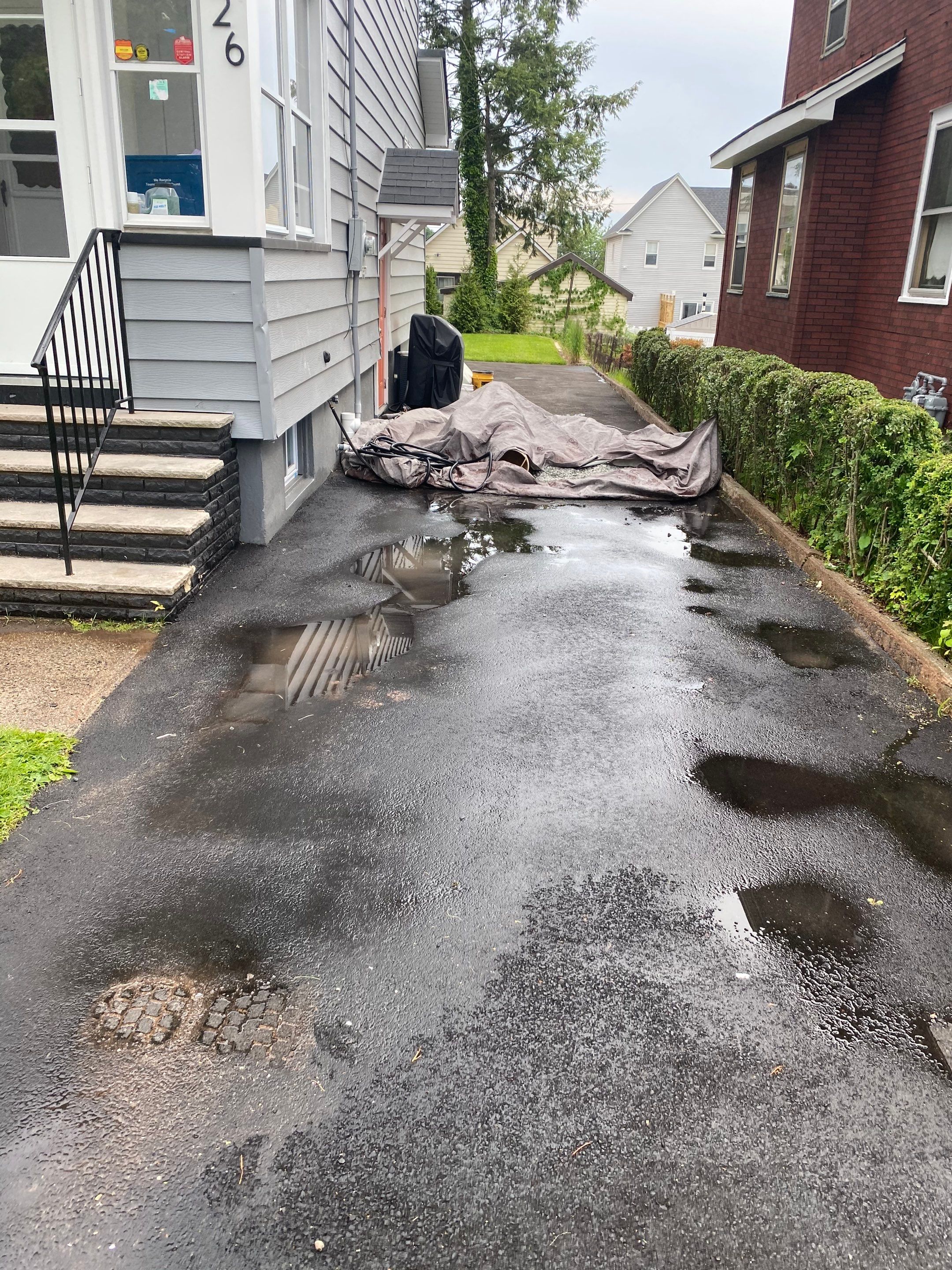 Interior French Drain Job in Lyndhurst, NJ by Pure Service Pro, LLC 
