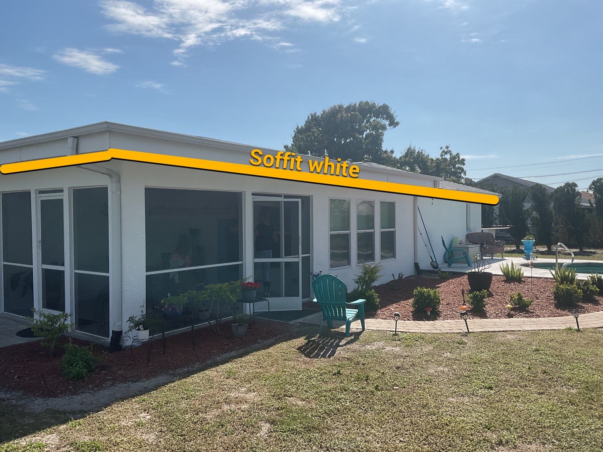 Soffit and Fascia Installation in Cape Coral FL by Gutter Professors